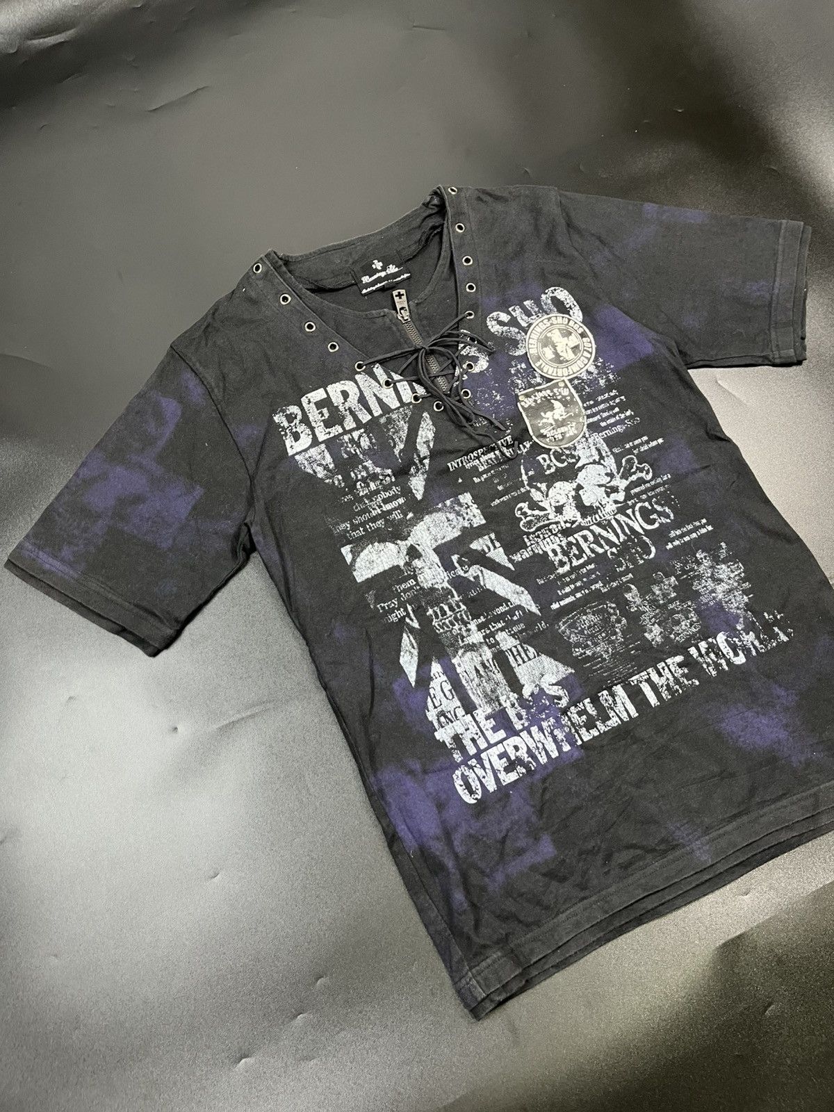 If Six Was Nine × Japanese Brand × Le Grande Bleu (L.G.B.) Japanese Bernings sho Skulls Cross double layers Size US M / EU 48-50 / 2 - 2 Thumbnail