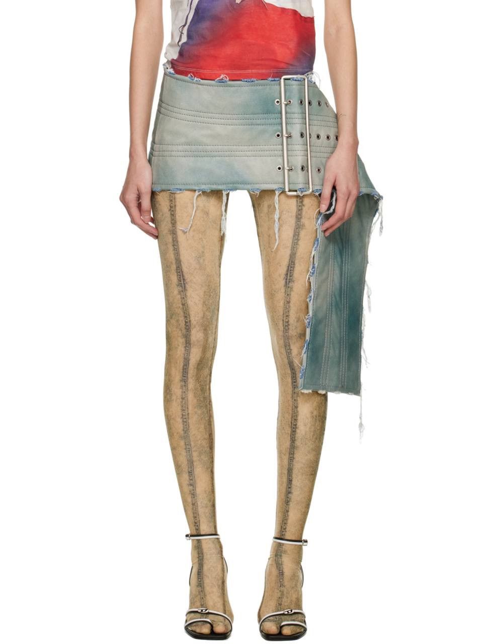 Diesel Diesel Leather Runway Skirt Size 28" / US 6 / IT 42 - 4 Thumbnail