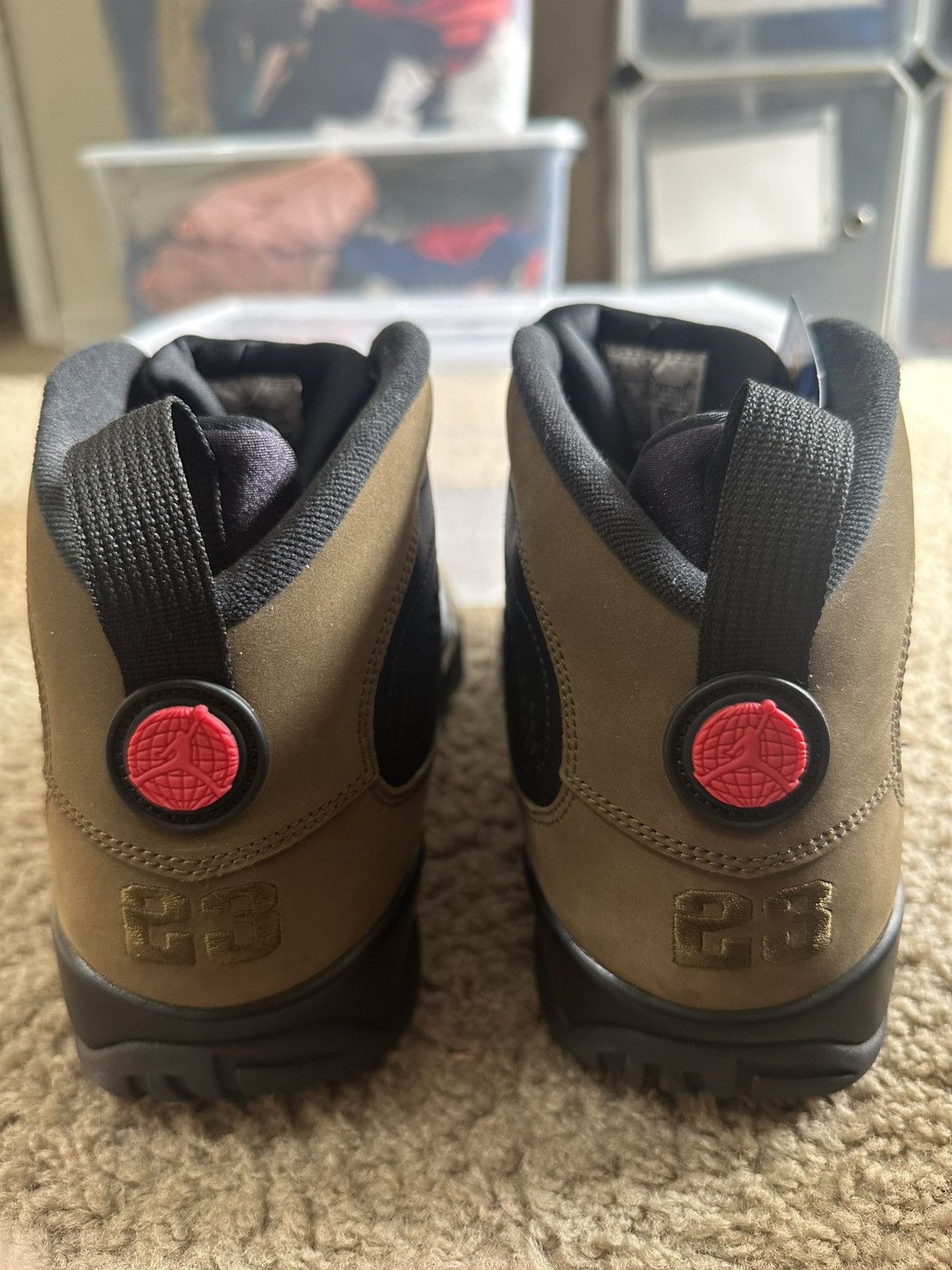 Jordan Brand Size 12 - Jordan 9 Retro Olive (2024) (HV4794-030) Size US 12 / EU 45 - 4 Thumbnail