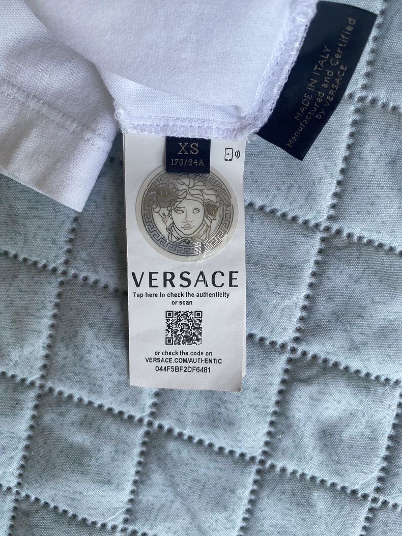 Versace Versace White short-sleeved T-shirt Size US XS / EU 42 / 0 - 4 Thumbnail