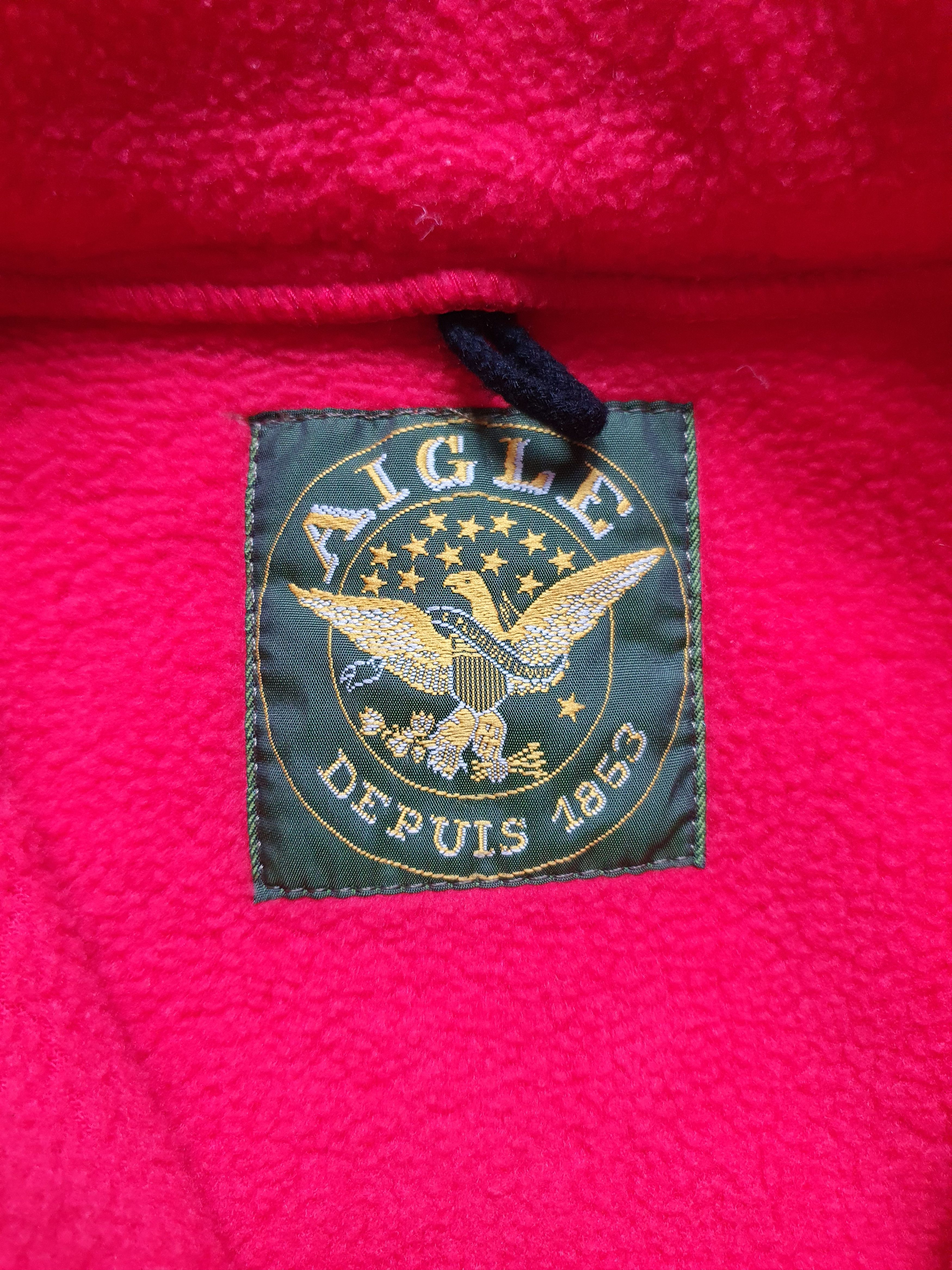 Aigle Vintage (Made in France) Quart Zip Fleece Sweatshirt Jacket Size US S / EU 44-46 / 1 - 4 Thumbnail
