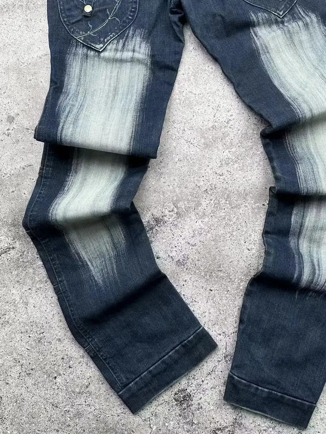Japanese Brand Vintage Faded Skinny Jeans C413(V431) Size 27" / US 4 / IT 40 - 7 Thumbnail