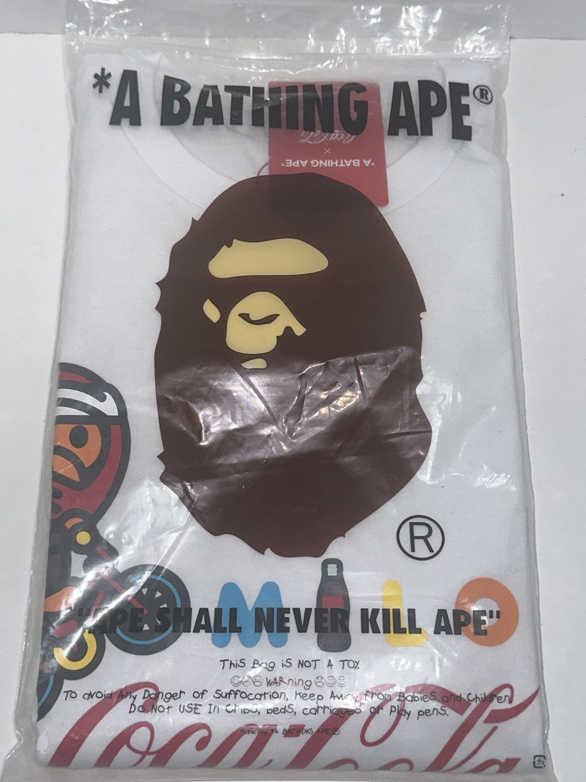 Bape × Coca Cola BAPE X Milo X Coca-Cola BMX Biking T-Shirt DS Size XXL Size US XXL / EU 58 / 5 - 7 Thumbnail