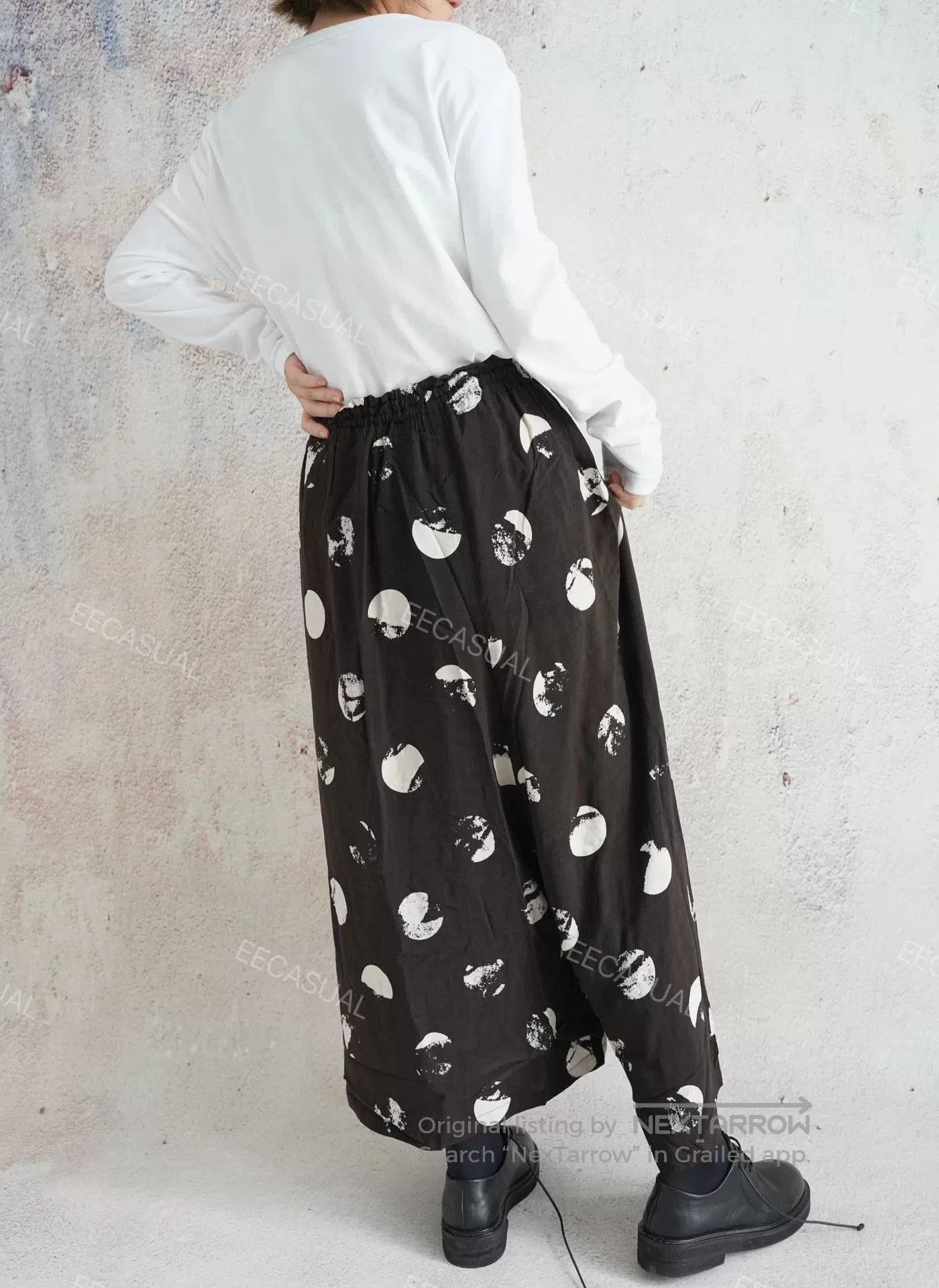 Yashi Yamamuri Yohji Yamamoto Asymmetrical Wide Leg Pants. Size 25" / US 0 / IT 36 - 8 Thumbnail