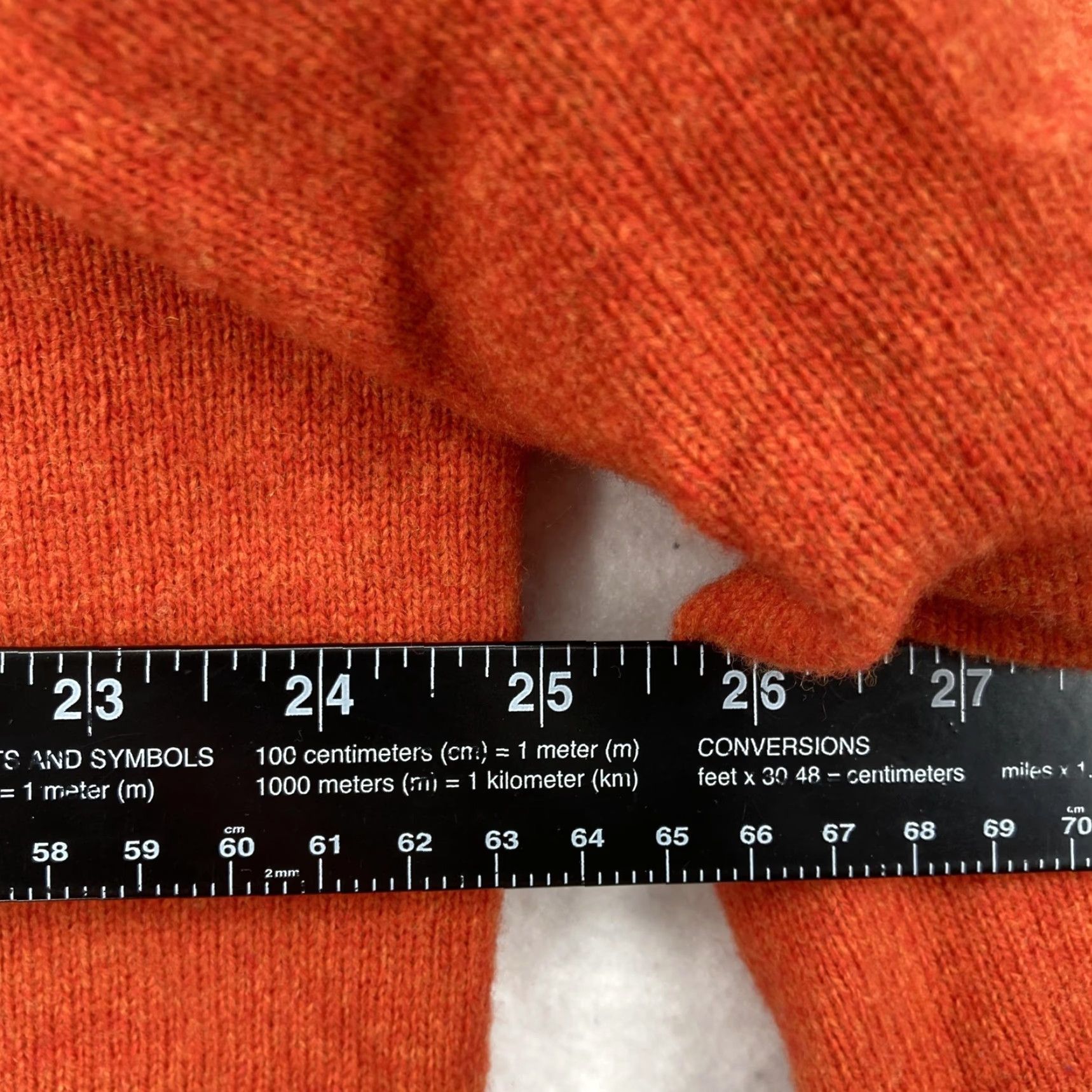 Polo Ralph Lauren Polo Ralph Lauren Sweater Mens XL Orange Lambswool Crewneck Pullover Green Pony Shirt Size US XL / EU 56 / 4 - 6 Thumbnail