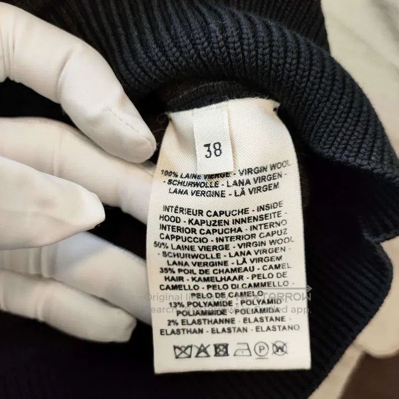 Hermes Hermes Black hooded coat Size XS / US 0-2 / IT 36-38 - 2 Thumbnail