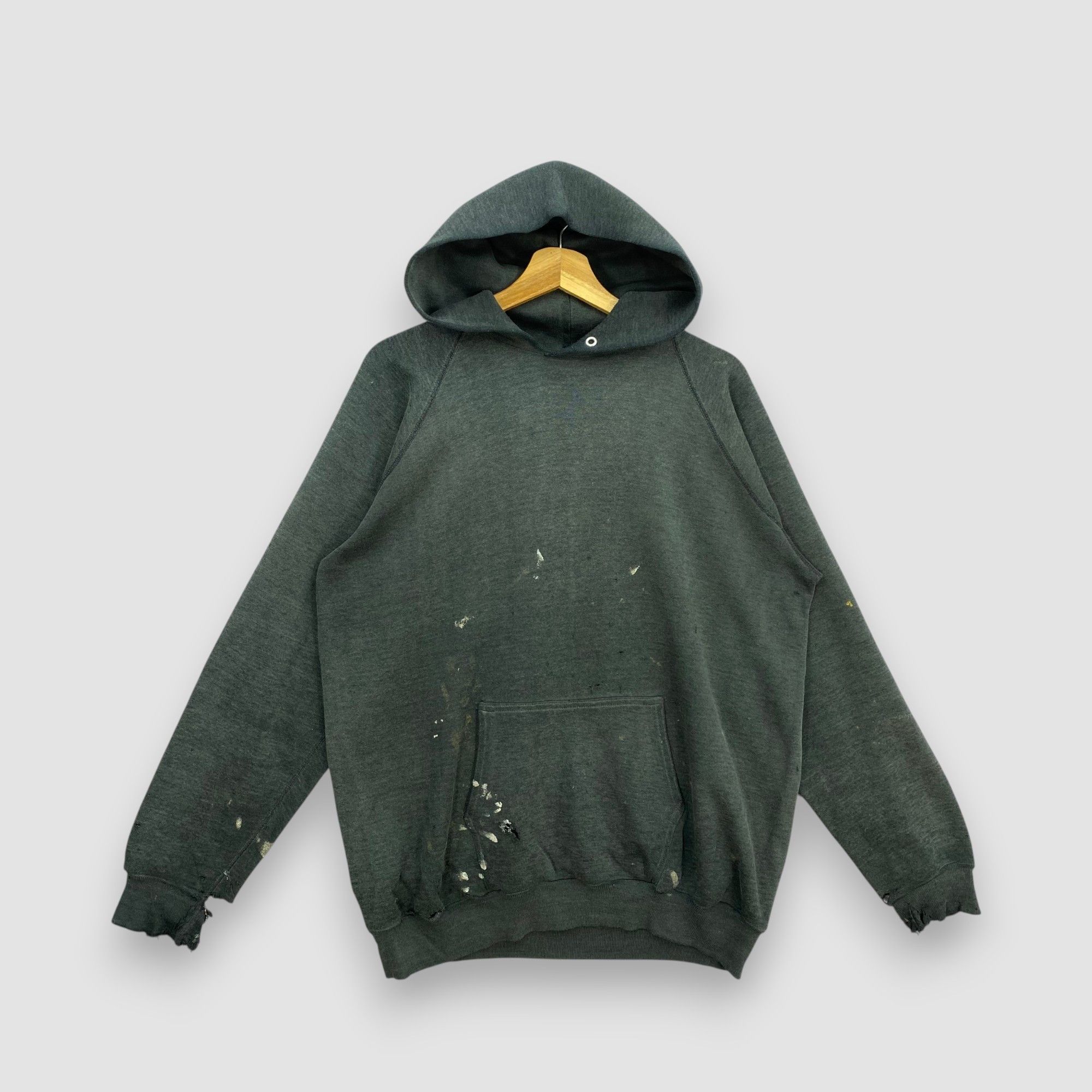 Puma Vintage 90s Thrashed Puma Pullover Hoodie Sweatshirt Size US L / EU 52-54 / 3 - 1 Thumbnail