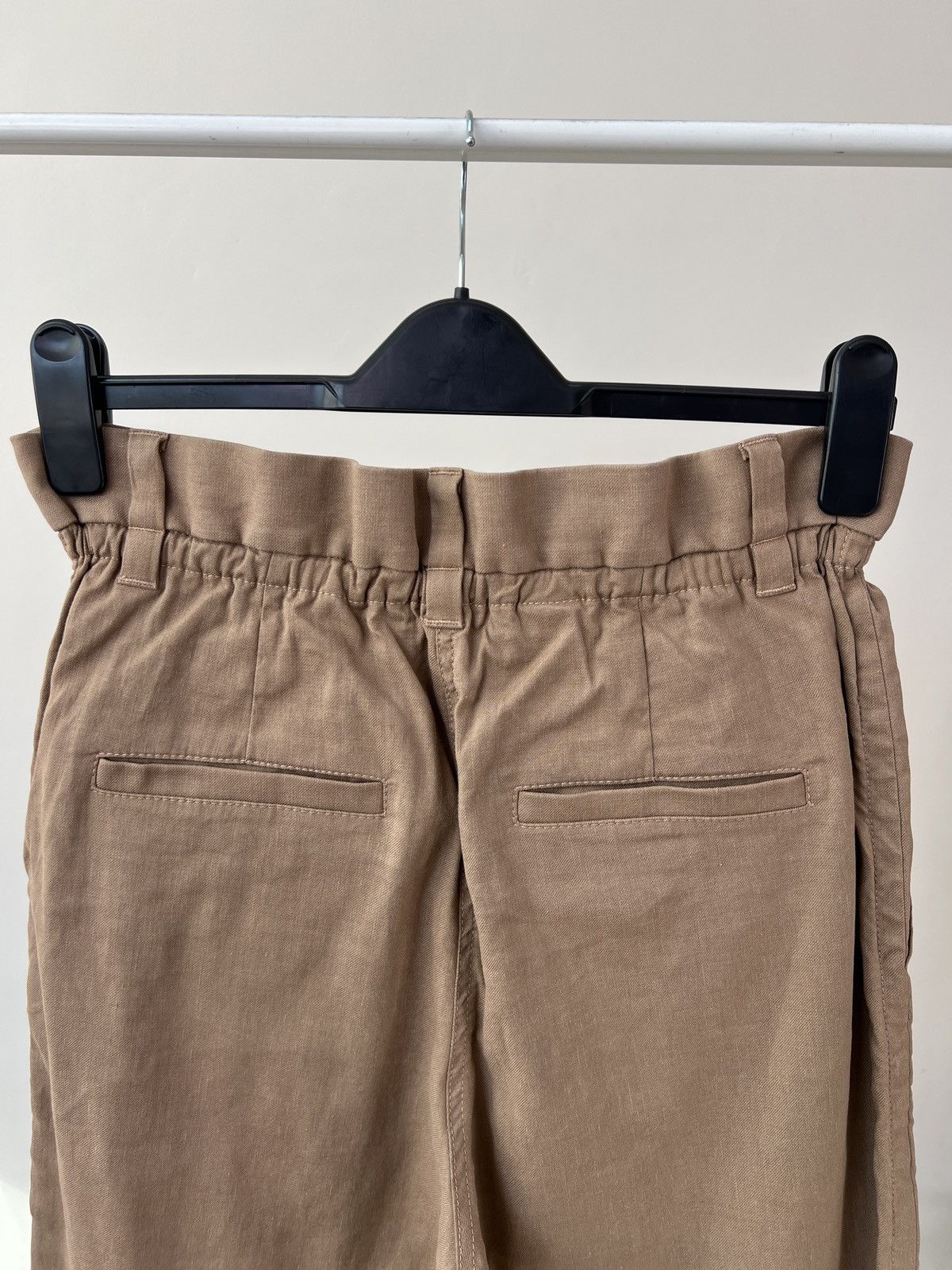 Brunello Cucinelli Vintage Brunello Cucinelli Women’s Linen Cotton Pants Size 28" / US 6 / IT 42 - 8 Thumbnail