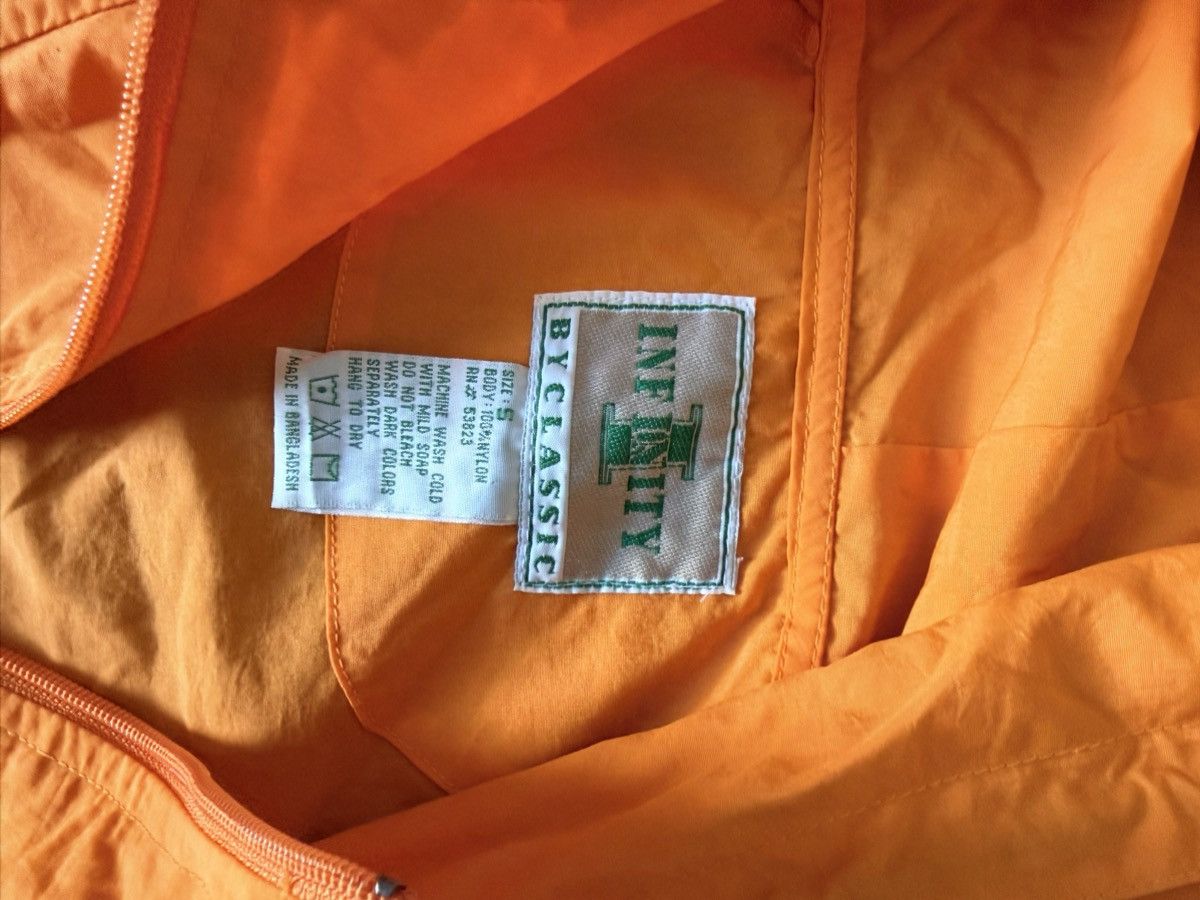 Other Vintage Infinity by Classic orange windbreaker pullover Size US S / EU 44-46 / 1 - 4 Thumbnail
