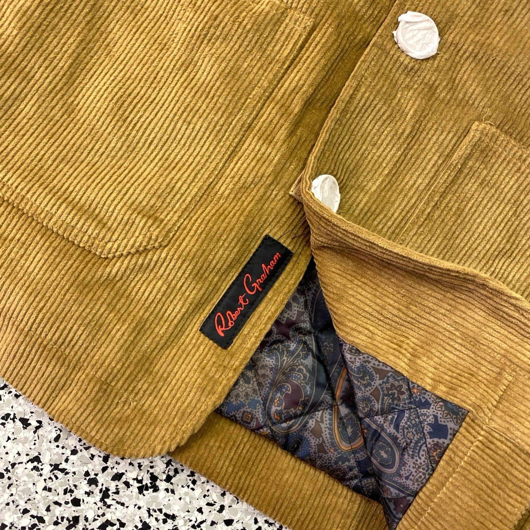 Robert Graham Robert Graham Men’s Medium Corduroy Sherpa Jacket Heritage Workwear Luxe NEW NWT Size US M / EU 48-50 / 2 - 7 Thumbnail