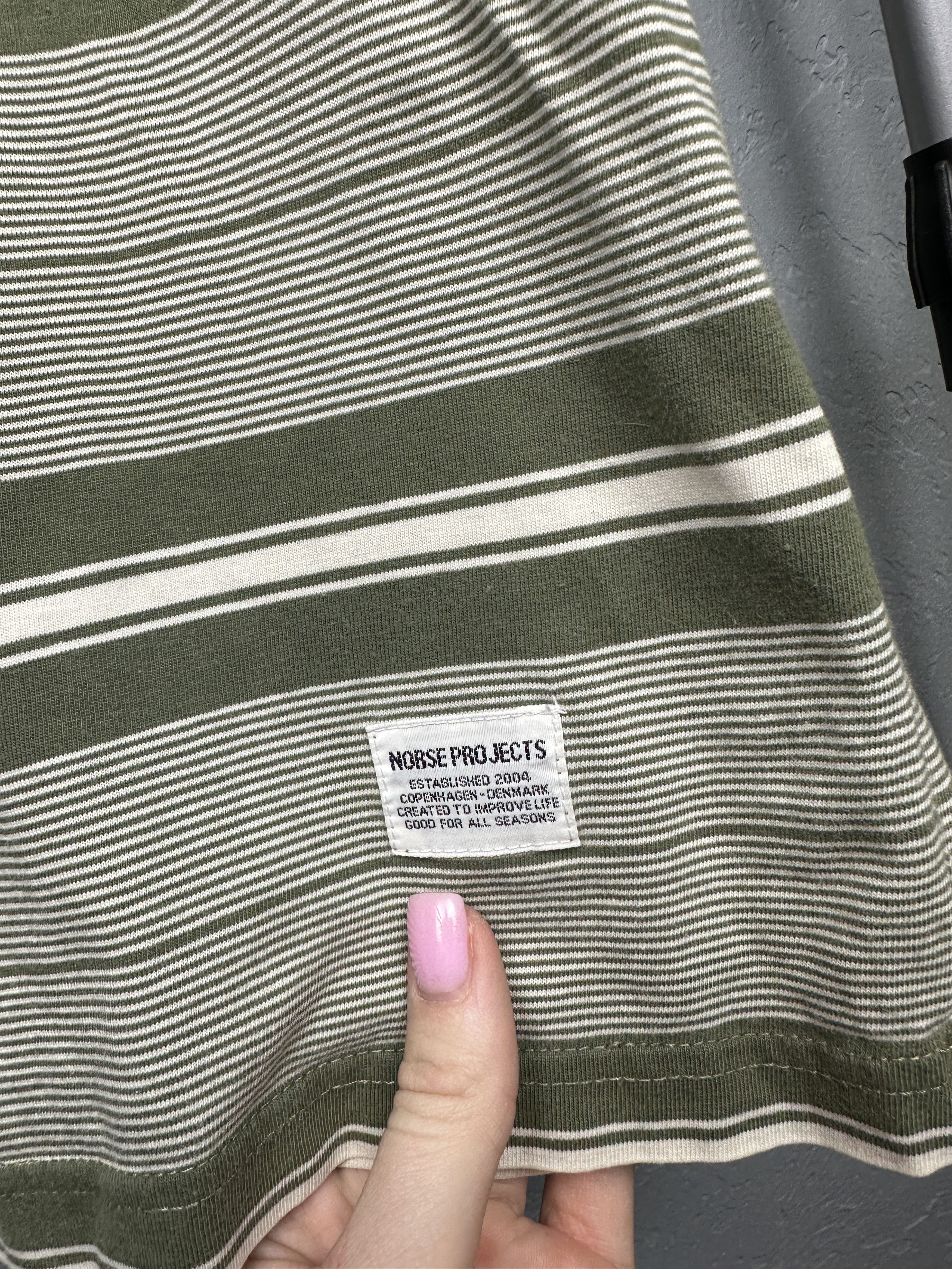 Norse Projects Norse Projects Mens Striped T-Shirt Size S Size US S / EU 44-46 / 1 - 3 Thumbnail