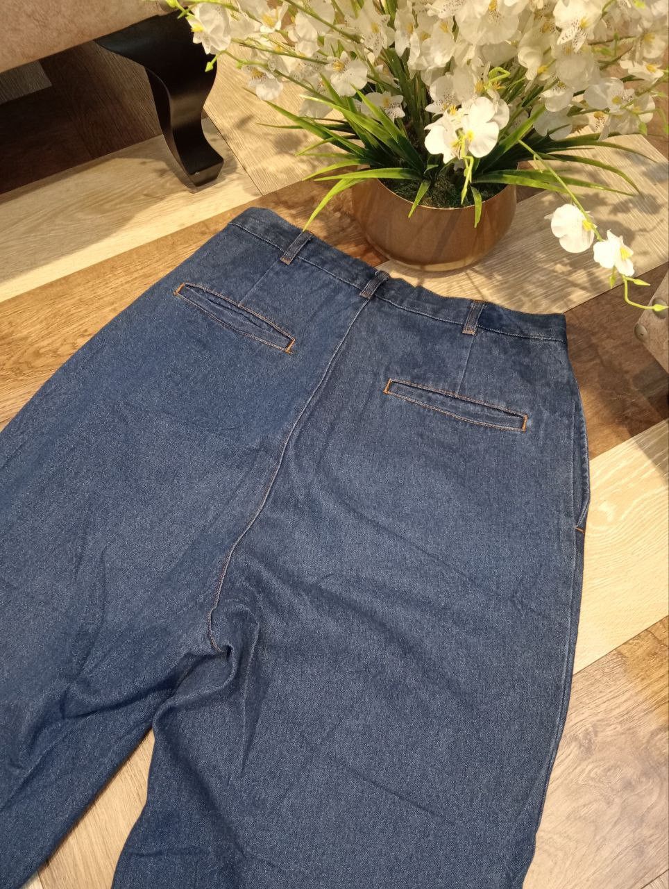 Beams Japan BEAMS HEART JAPAN BAGGY WIDE DENIM PANTS - SIZE M Size US 32 / EU 48 - 8 Thumbnail