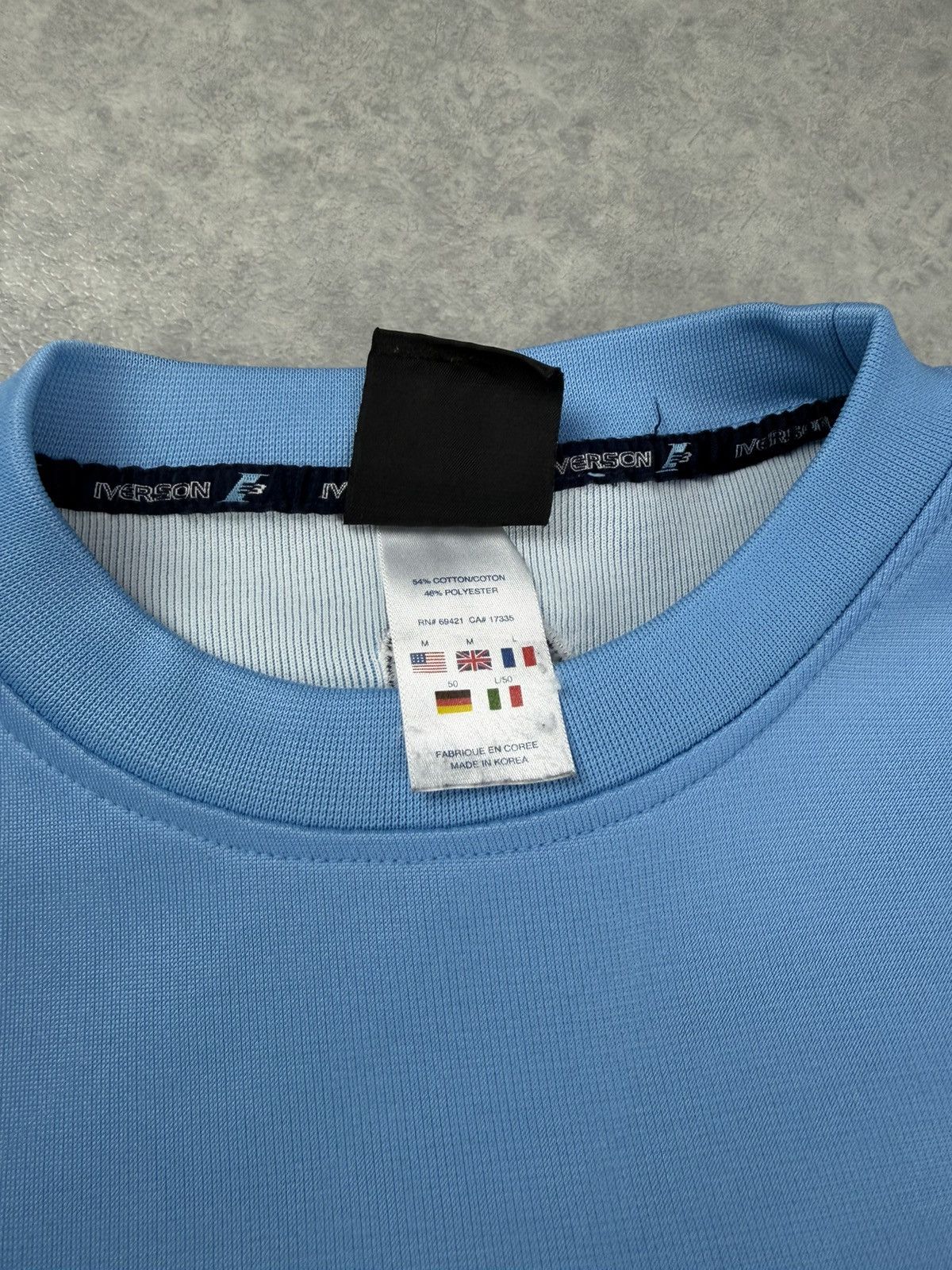 Vintage Vintage Reebok Iverson Jersey Long Sleeve Blue Size M Y2K Size US M / EU 48-50 / 2 - 7 Thumbnail