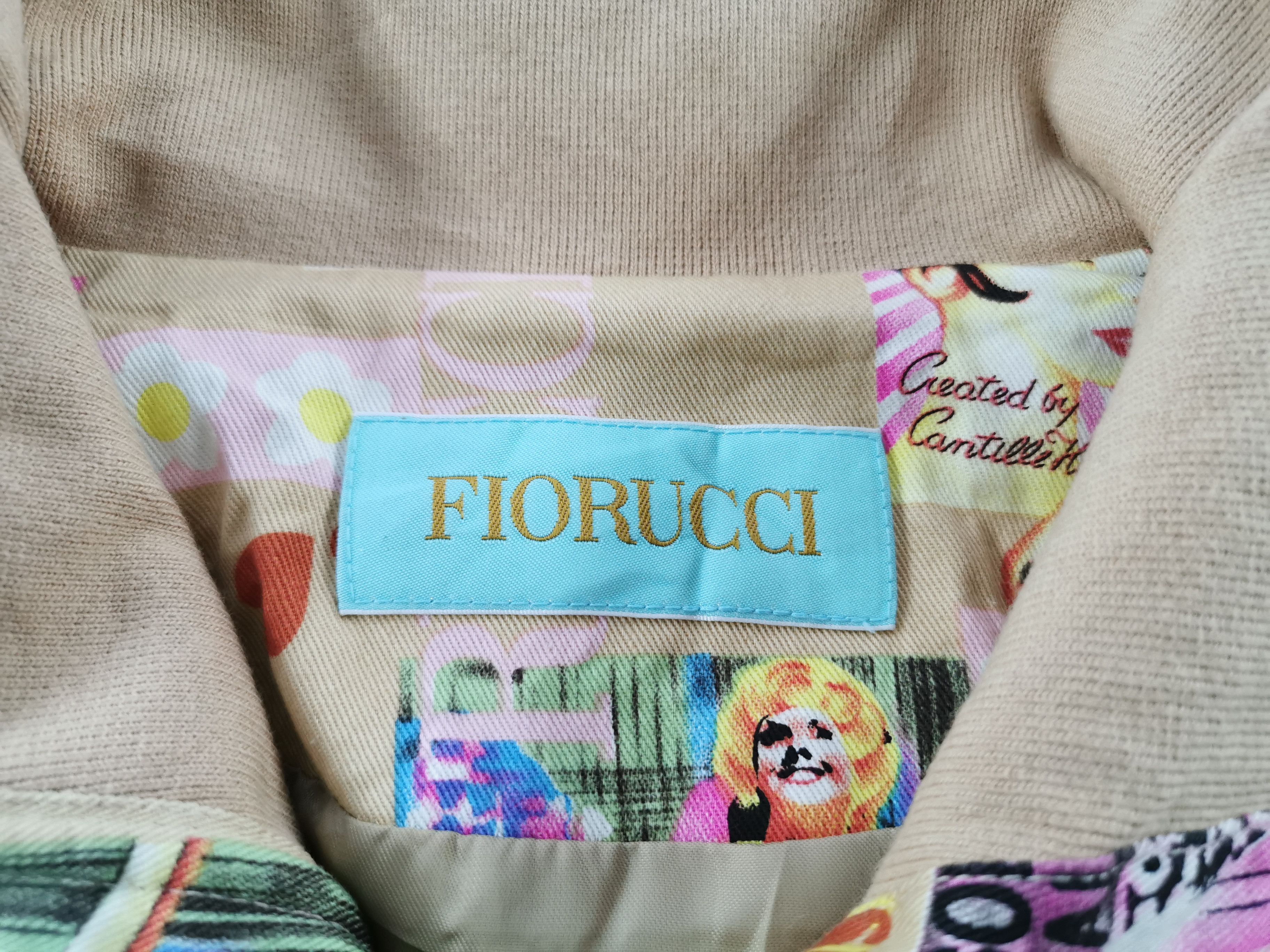 Fiorucci Vintage Fiorucci Overprint Denim Jacket Womens Size S Size S / US 4 / IT 40 - 6 Thumbnail