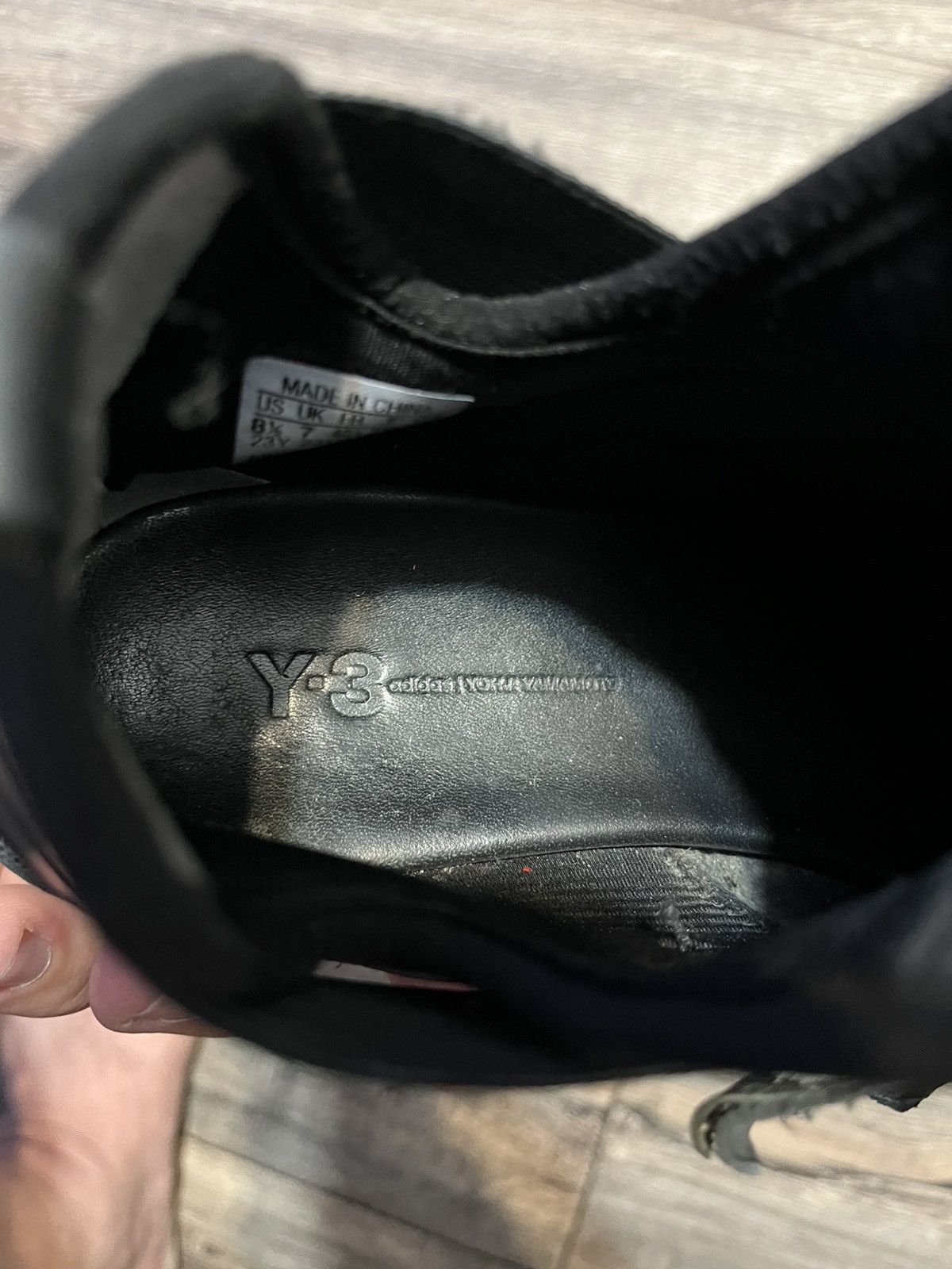 Y-3 Adidas Y-3 x Yohji Yamamoto Atira Strap Core Black Sneakers Size US 8.5 / IT 38.5 - 8 Thumbnail