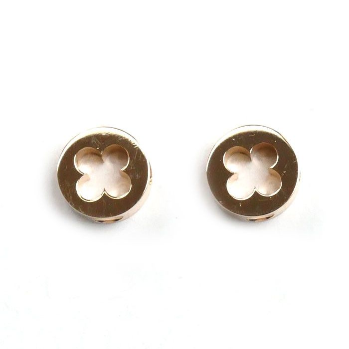 Louis Vuitton Louis Vuitton Louis Vuitton Puce Empreinte Au750 Earrings Metal Earrings Q96579 Size ONE SIZE - 1 Thumbnail