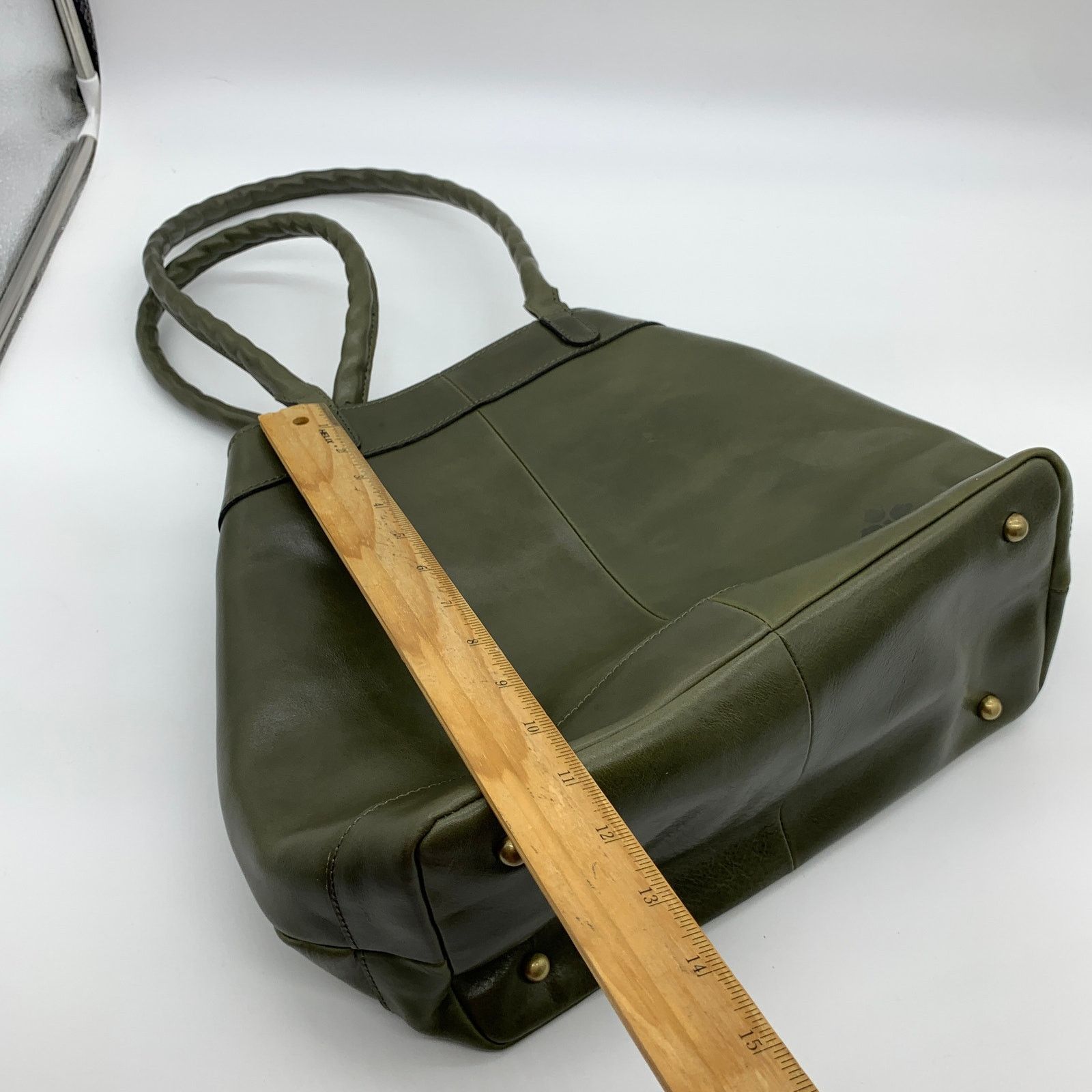 Other Patricia Nash Convertible Leather Mallory Tote Soft Olive Size ONE SIZE - 11 Thumbnail