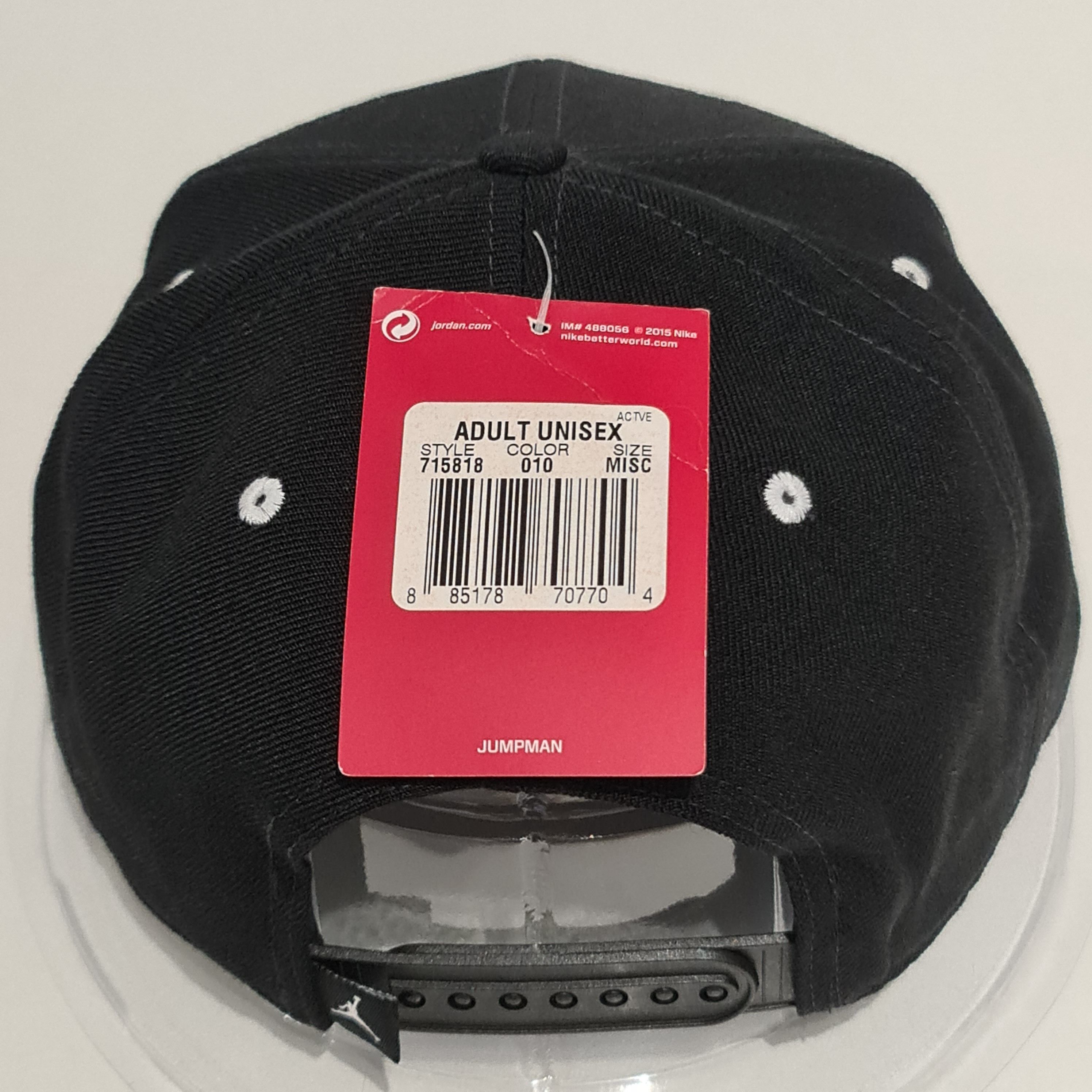 Jordan Brand Jordan Cap Snapback 'RE2PECT' Black/White Size ONE SIZE - 9 Thumbnail