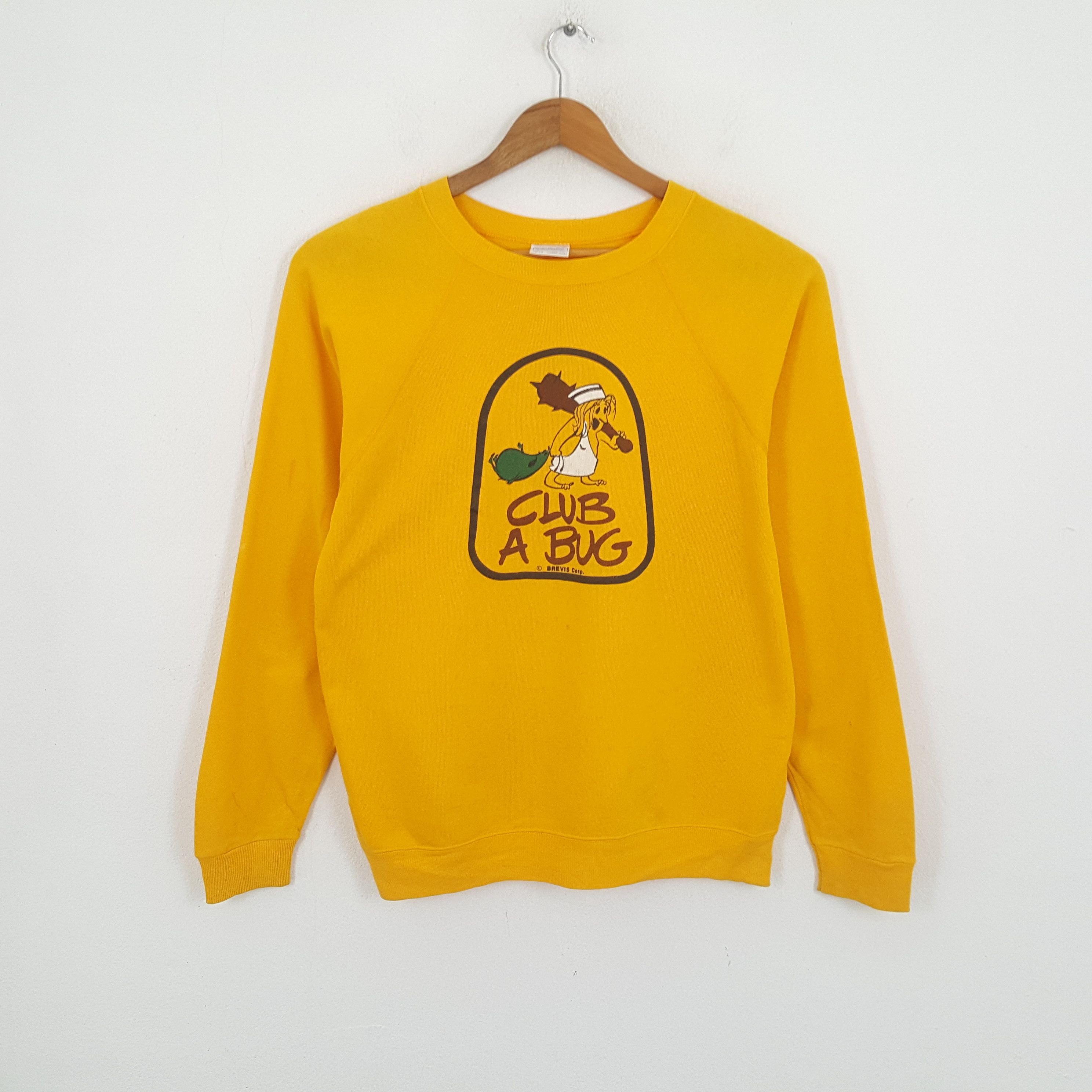 Cartoon Network × Vintage Vintage CLUB A BUG American Streetwear Style Sweatshirt Size US M / EU 48-50 / 2 - 1 Thumbnail