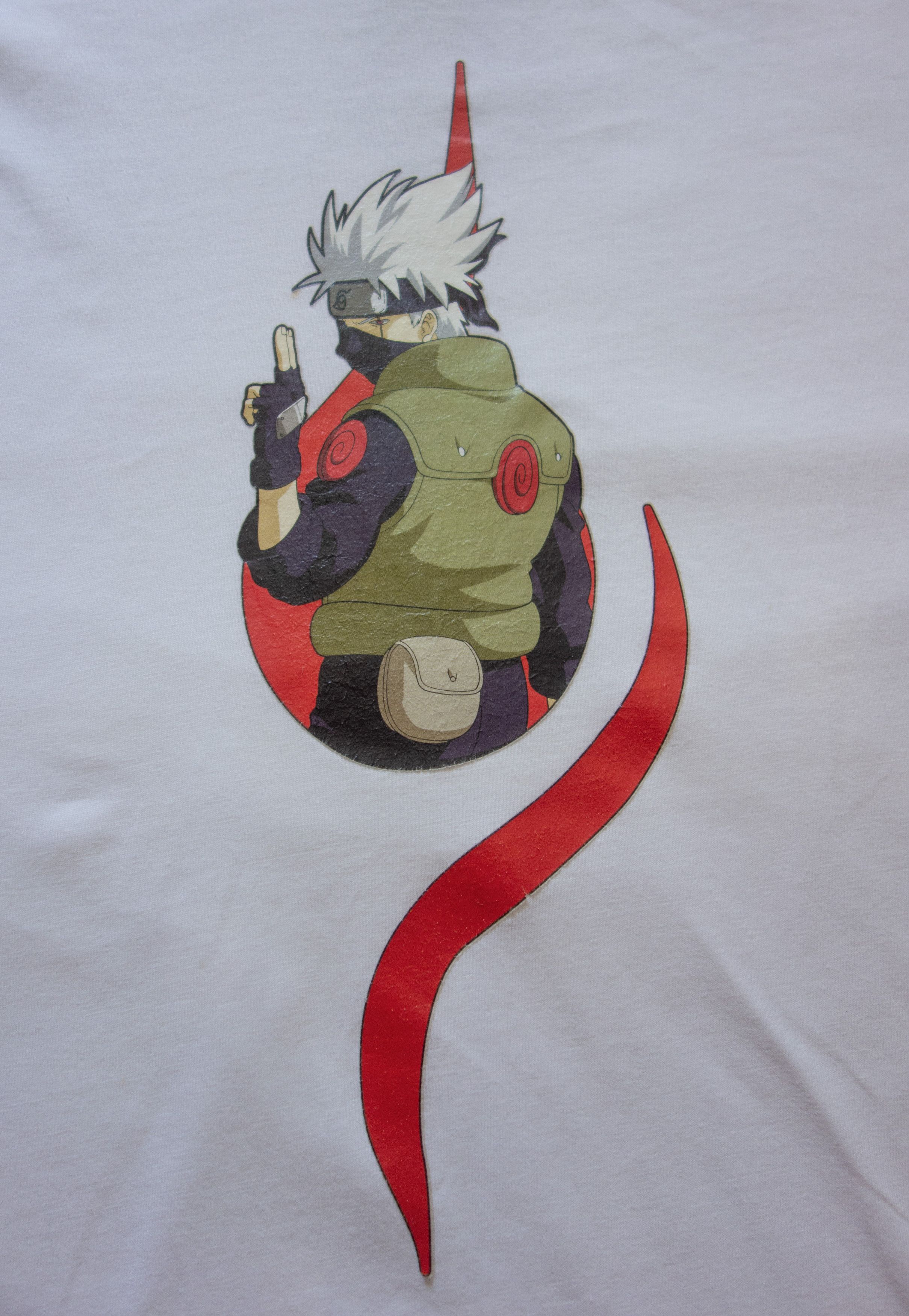Anime Vintage 2002 Masashi Kishimoto Naruto Kakashi T Shirt Size US XS / EU 42 / 0 - 3 Thumbnail