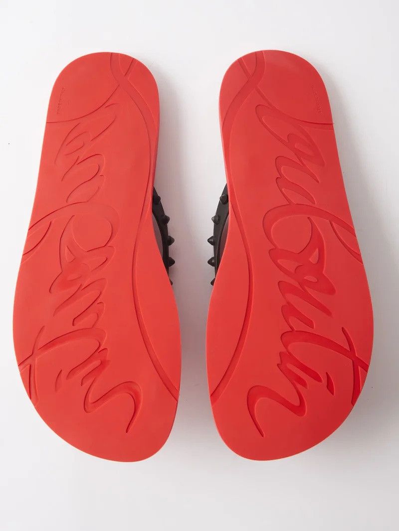 Christian Louboutin o1w1db10425 Sandals in Red Size US 8 / IT 38 - 6 Thumbnail