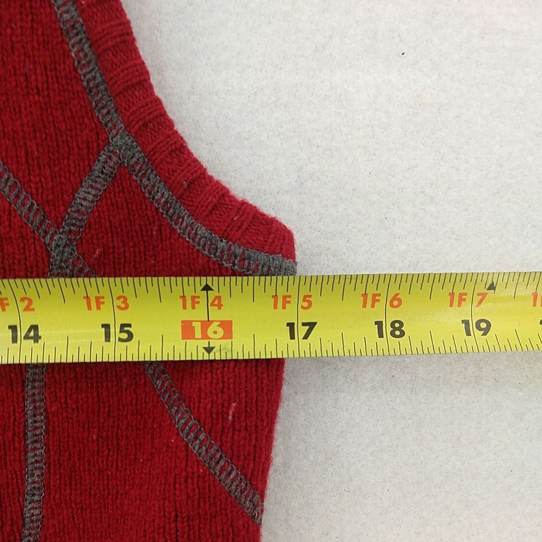 Eddie Bauer Eddie Bauer Vest Pullover Adult Small Red Cotton Wool Blend Workwear Men's Size US S / EU 44-46 / 1 - 5 Thumbnail