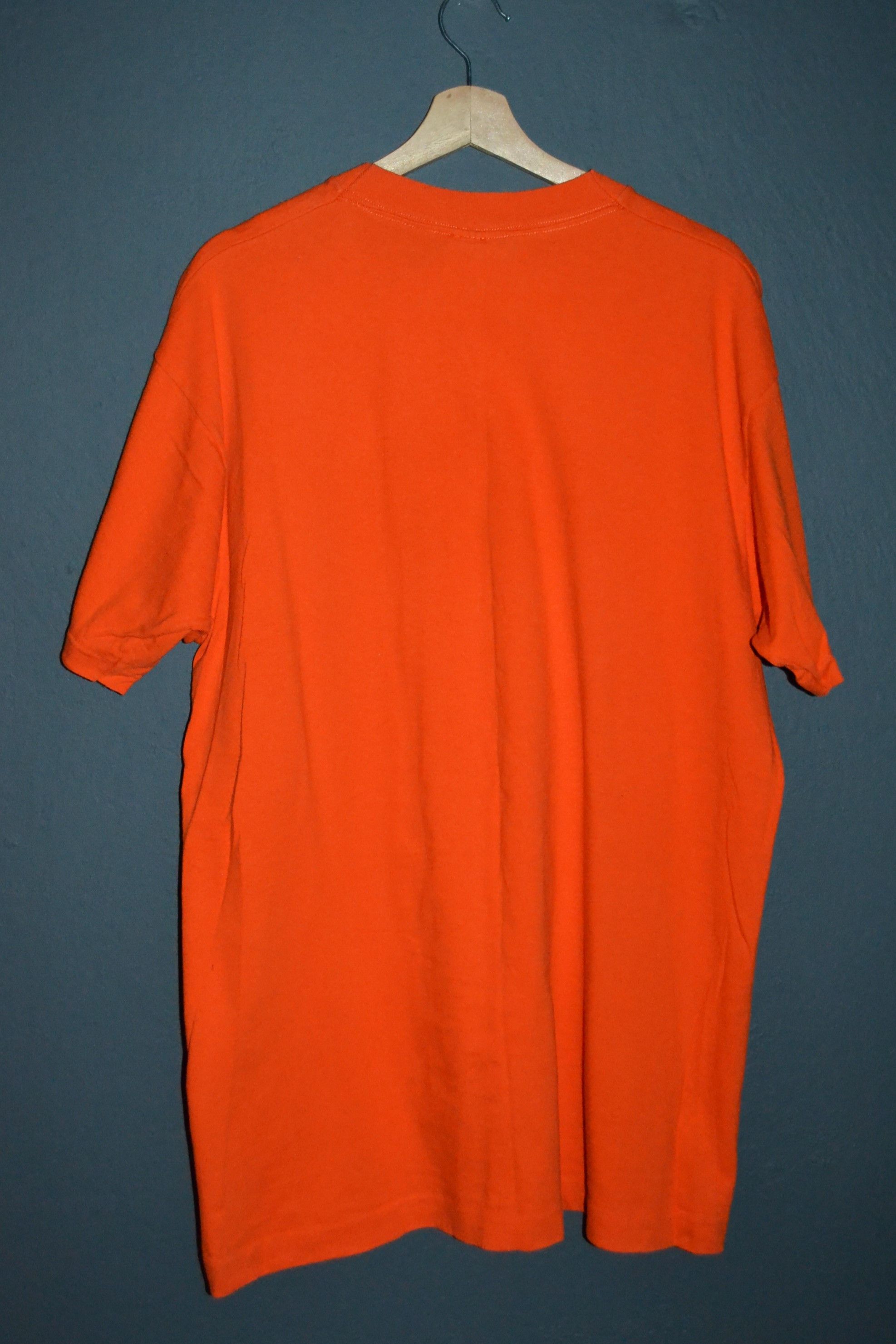 Band Tees Rusty Band T-shirt 1990s Fluke Tee Orange XL Canadian Punk Size US XL / EU 56 / 4 - 6 Thumbnail