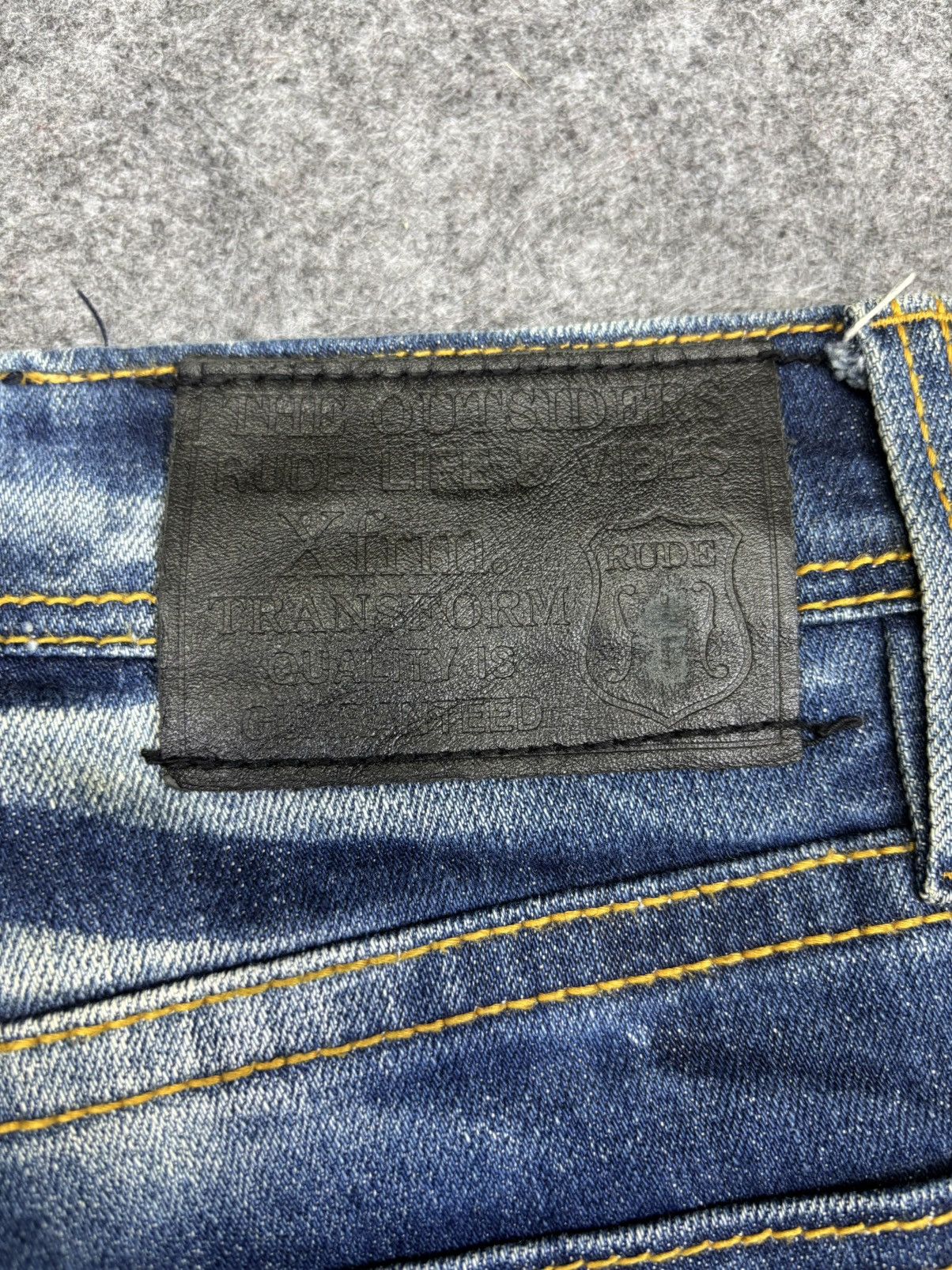 Japanese Brand Xfrm Japan Punk Skull Street Denim F744 Size US 28 / EU 44 - 17 Thumbnail