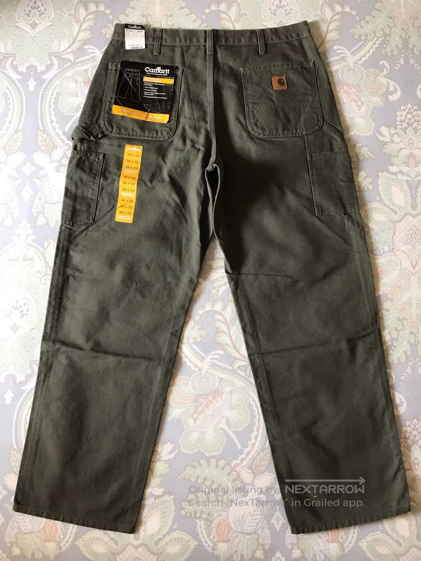 Carhartt Carhartt B11 MOS Canvas Work Pants 36x32. Size US 36 / EU 52 - 3 Thumbnail