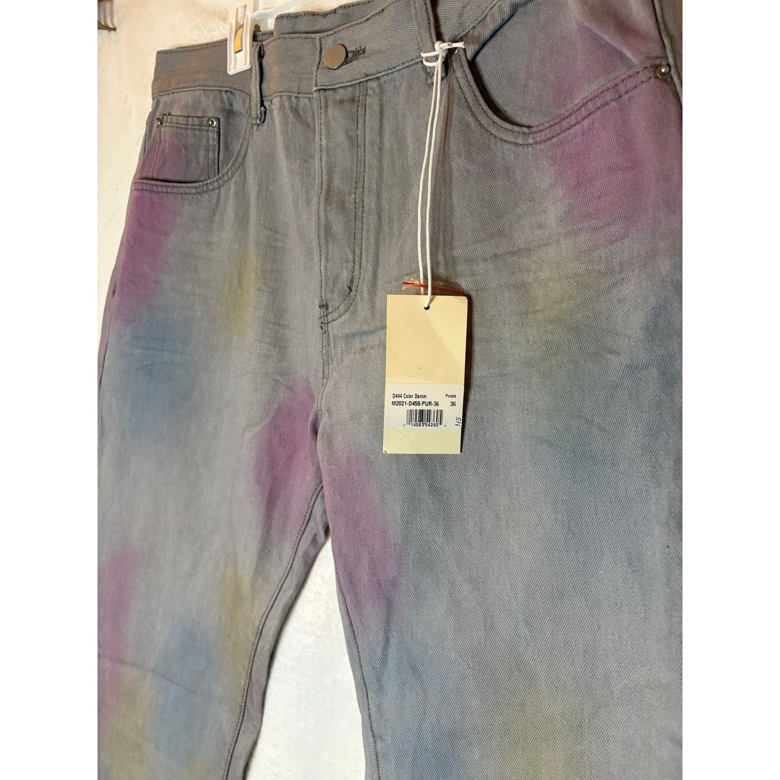 MNML NWT Sz. 36 - Men's MNML Colorful Denim Jeans Size US 36 / EU 52 - 3 Thumbnail