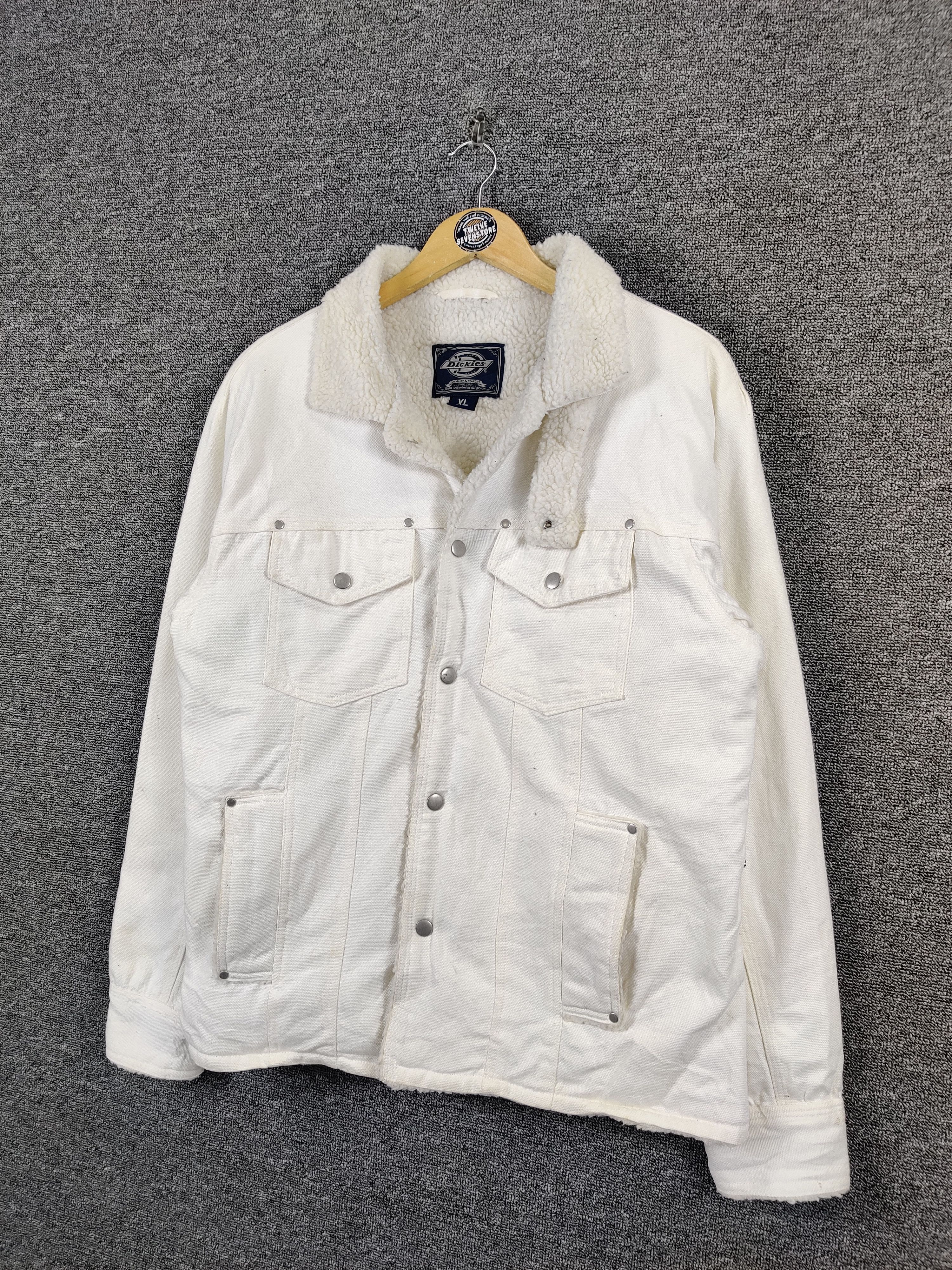 Dickies Vintage Dickies Sherpa Trucker Jacket Size US XL / EU 56 / 4 - 2 Thumbnail