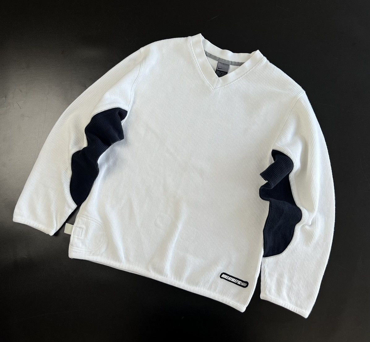 Nike × Vintage Rare 90’s Vintage Nike Athletic Sweatshirt Oversized Y2k Size US S / EU 44-46 / 1 - 1 Thumbnail