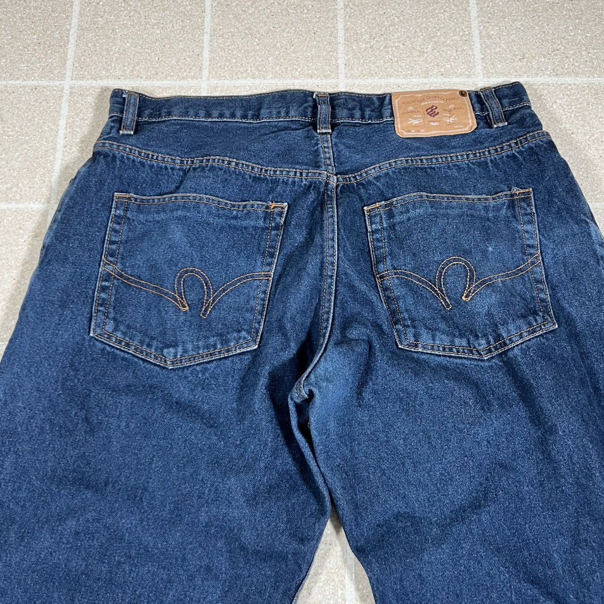 Rocawear Y2K Wide Leg Rocawear Dark Jeans 34/28 Wide Leg Baggy Hiphop Size US 34 / EU 50 - 2 Thumbnail