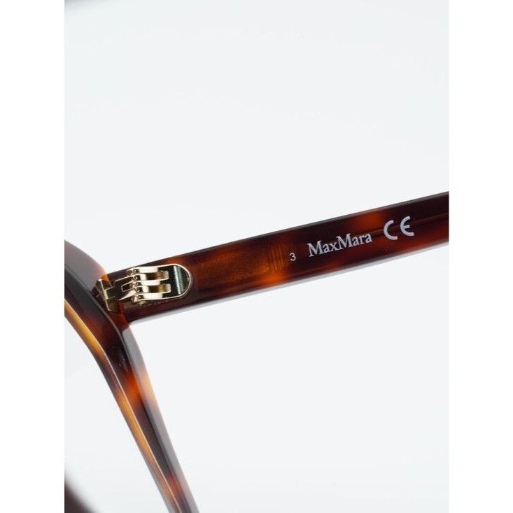 Max Mara Max Mara MM5029 052 Eyeglasses Havana 57mm Square Frame Size ONE SIZE - 7 Thumbnail