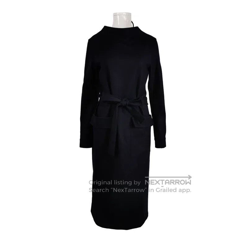 Jil Sander Jil Sander size 34 Black Wool Dress Size M / US 6-8 / IT 42-44 - 1 Thumbnail