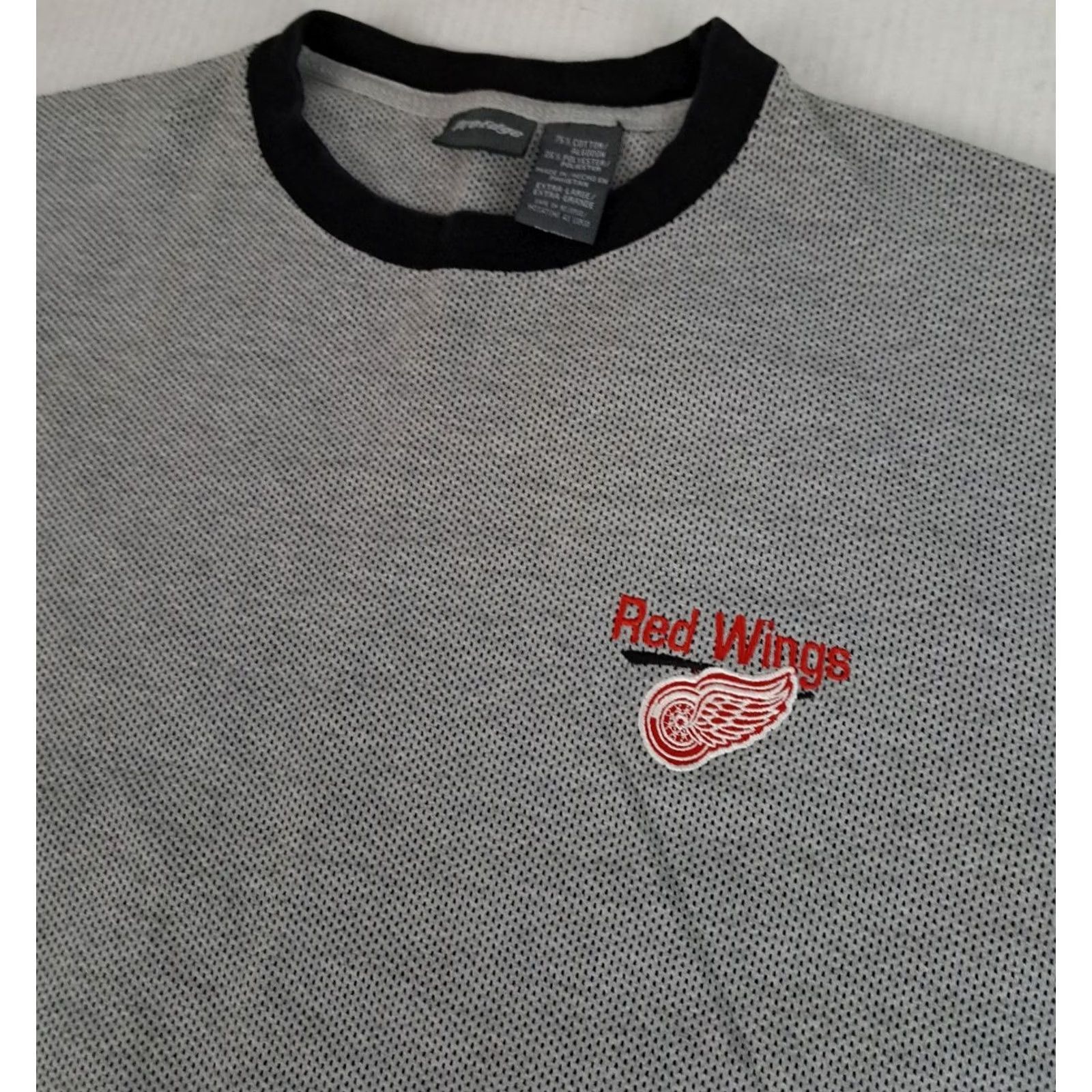 Vintage VINTAGE Detroit Red Wings Hockey Embroidered 2XL Shirt Pro Edge 90s Size US XXL / EU 58 / 5 - 2 Thumbnail
