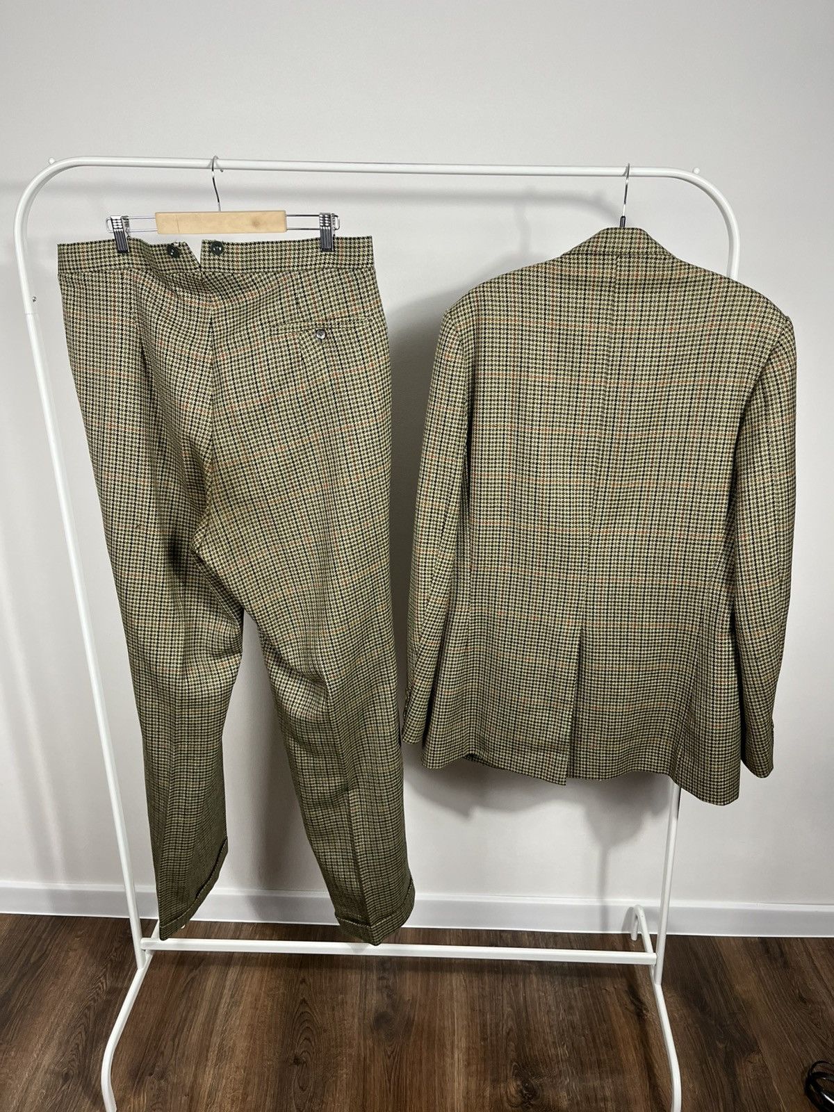 Savile Row Vintage 1989 Savile Row Wool Blazer Pants Set Size 42R - 12 Thumbnail