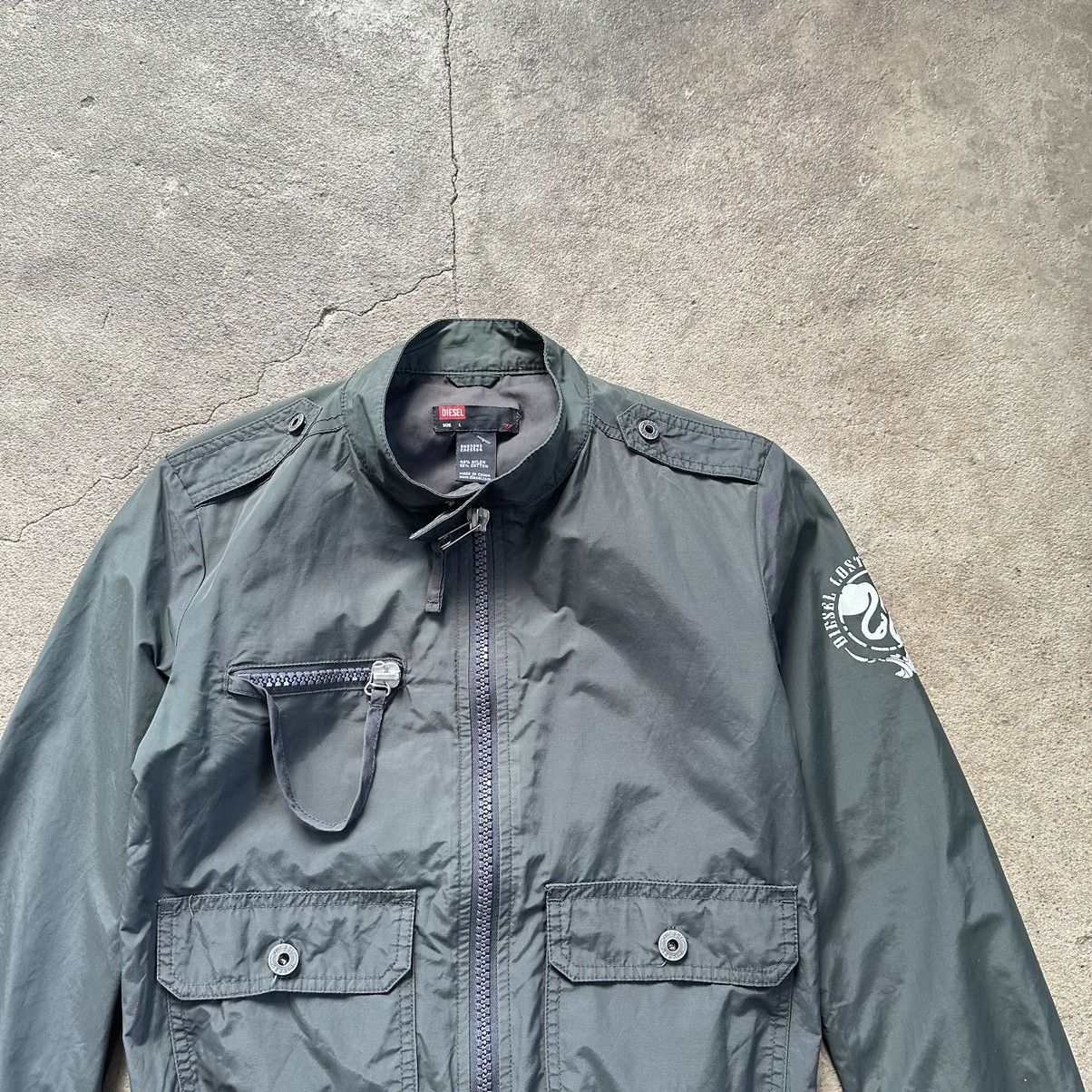 Diesel Vintage Diesel Bomber Jacket y2k Size S / US 4 / IT 40 - 3 Thumbnail
