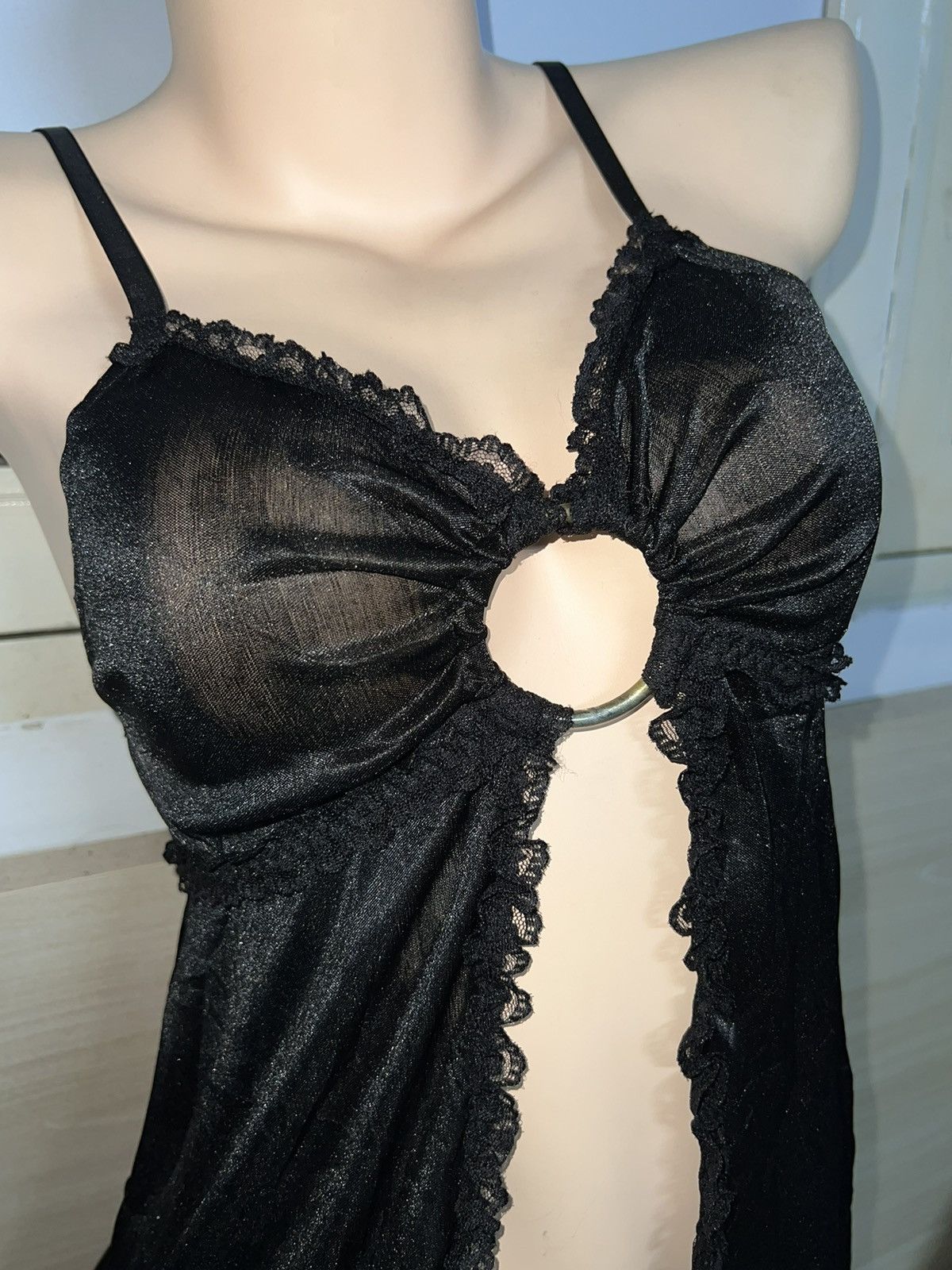 Japanese Brand Japanese Gal black lace camisole 🧛🏻‍♀️🖤 Size M / US 6-8 / IT 42-44 - 14 Thumbnail