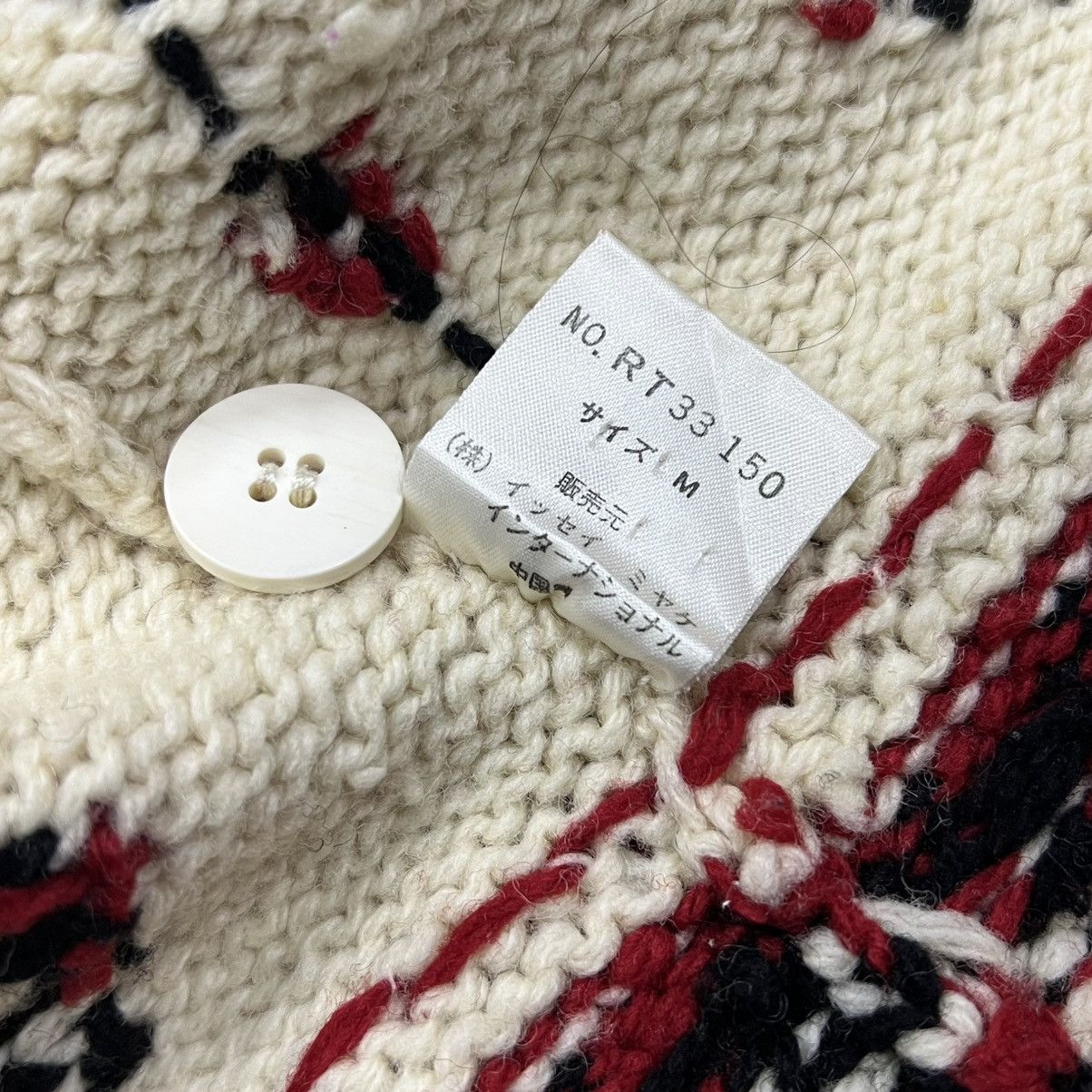 Issey Miyake Vintage I.S. Issey Miyake 80s Hand Knit Wool Hooded Cardigan Size US M / EU 48-50 / 2 - 7 Thumbnail
