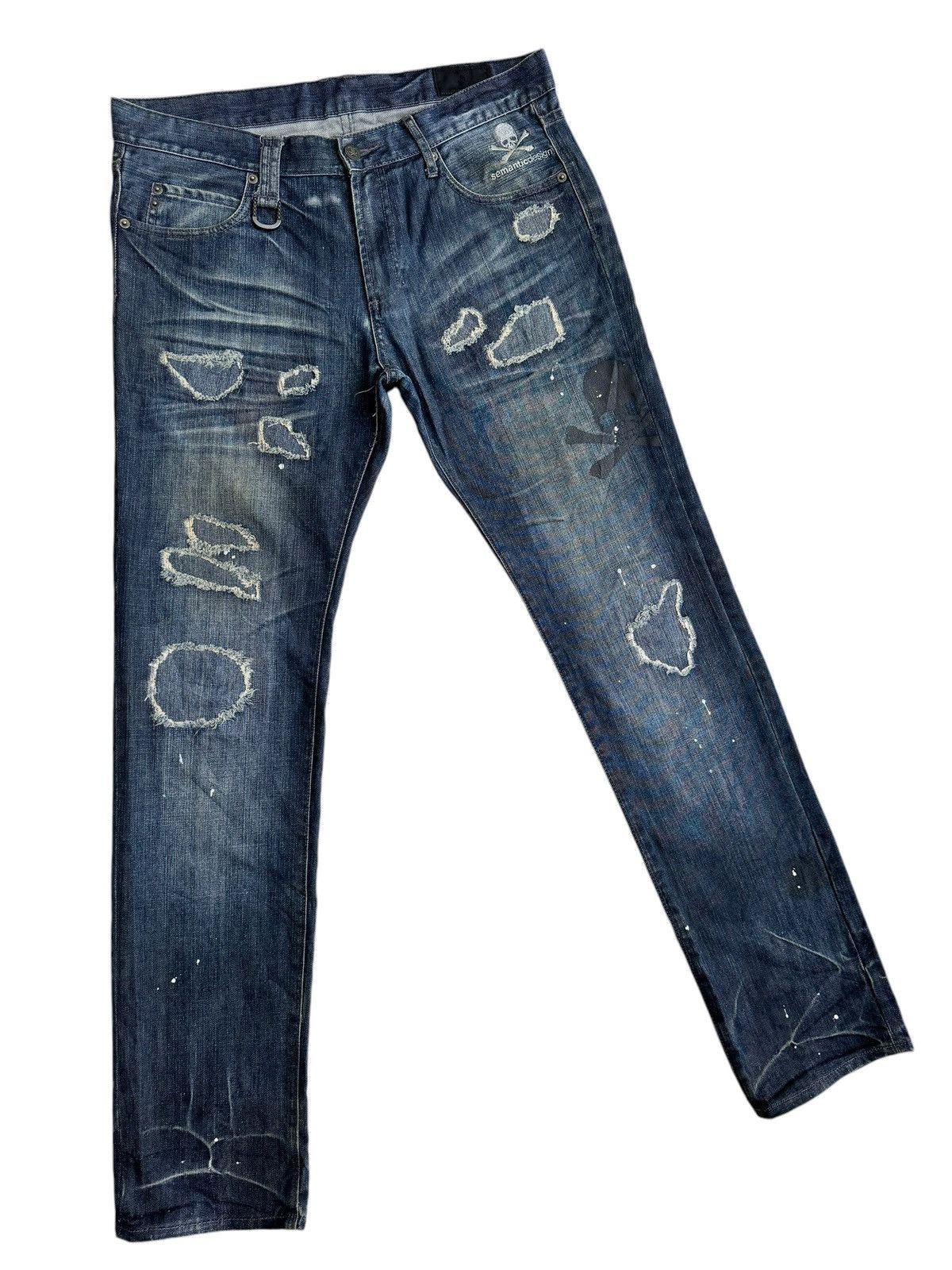 If Six Was Nine ⚡️⚡️Vintage Distressed Roen Mastermind Japanes Brand Size US 34 / EU 50 - 11 Thumbnail