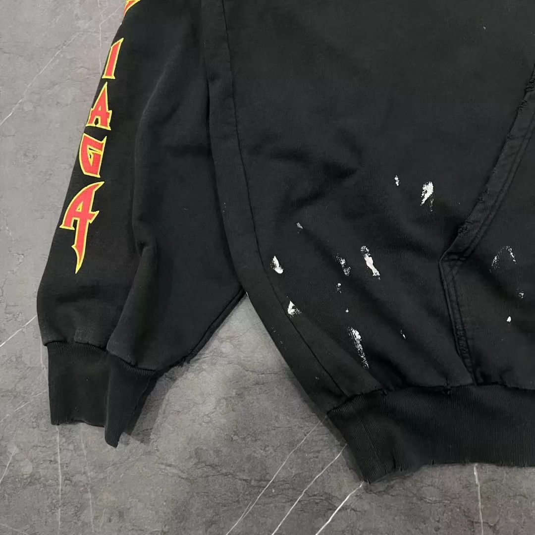 Other Balenciaga rock flame destruction vintage hoodie- Size US L / EU 52-54 / 3 - 4 Thumbnail