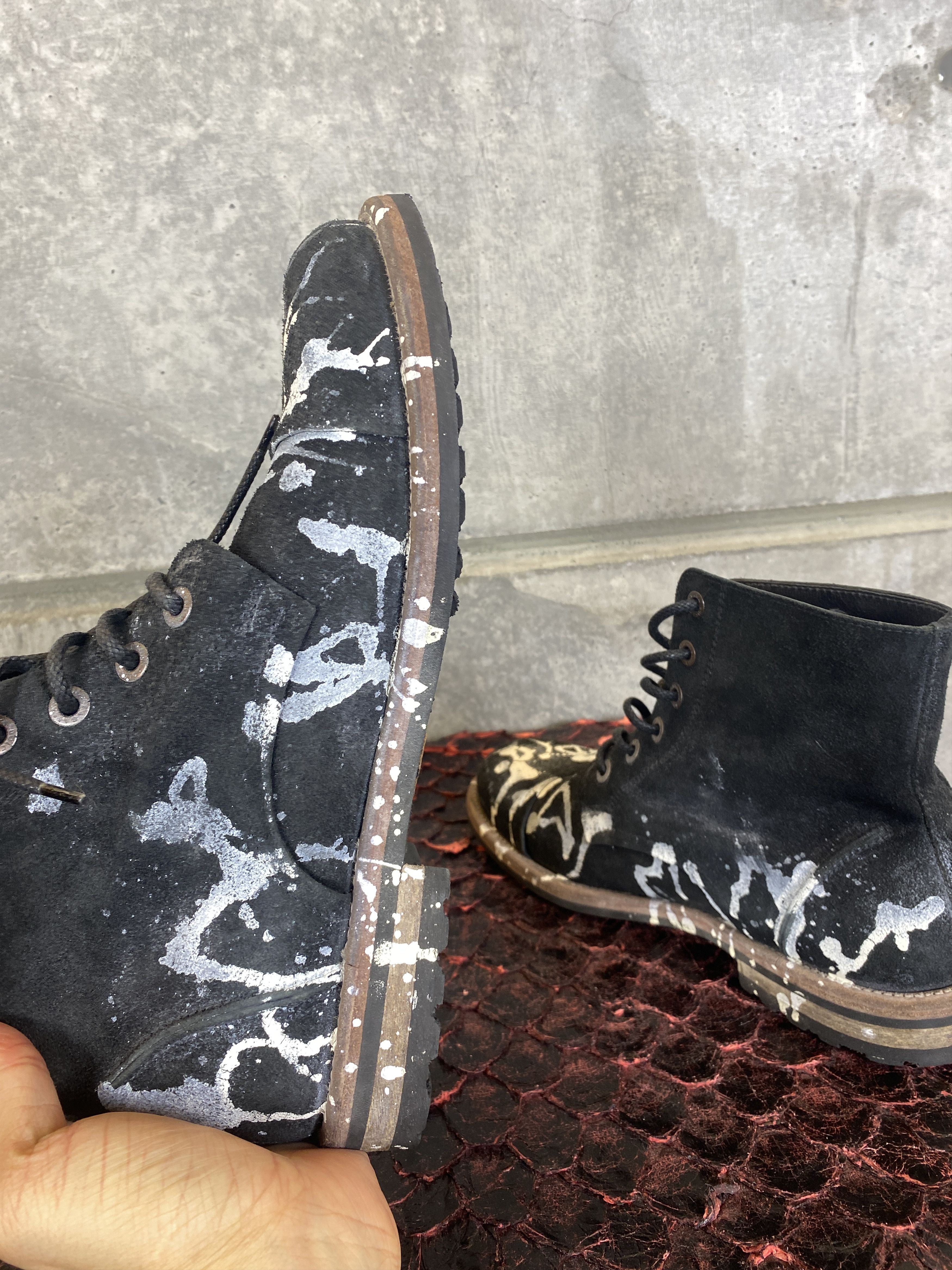 Dolce & Gabbana VINTAGE 2003 DOLCE & GABBANA PAINTER BOOT 8.5 Size US 8.5 / EU 41-42 - 8 Thumbnail