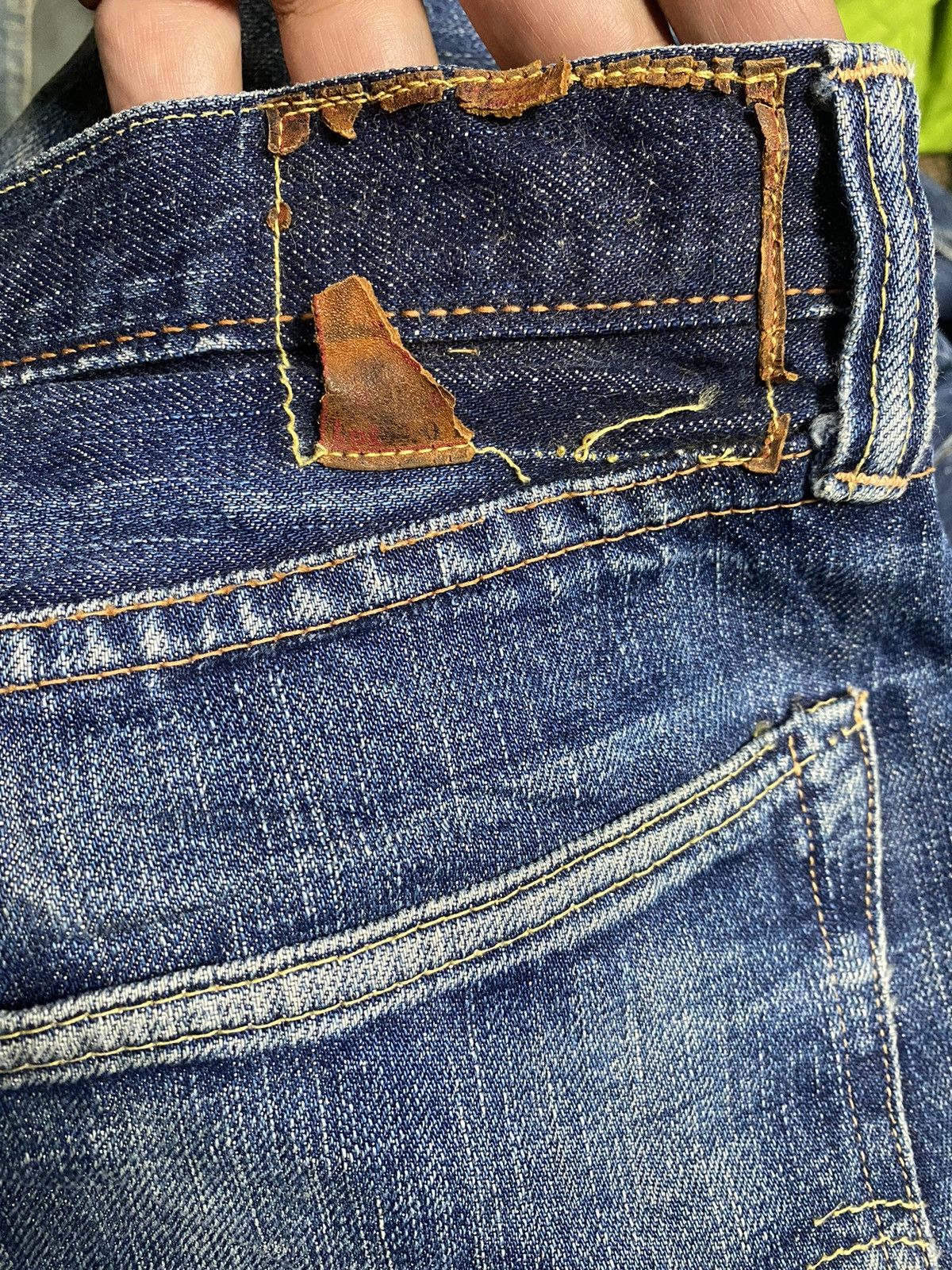 Full Count & Co. Vintage Full Count Co Hidden Rivet Selvedge Jeans Size US 34 / EU 50 - 6 Thumbnail