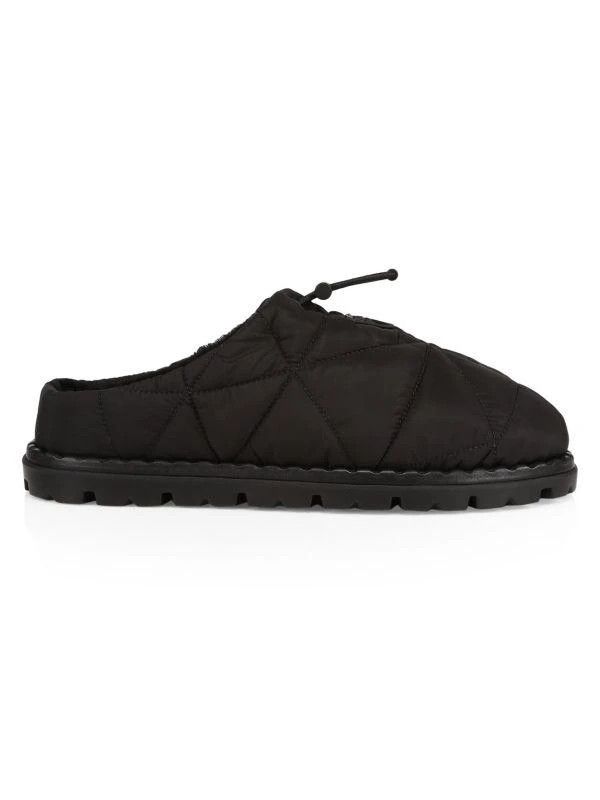 Prada os11x0226 Quilted Slip-On Clogs In Black Size US 8.5 / EU 41-42 - 1 Thumbnail