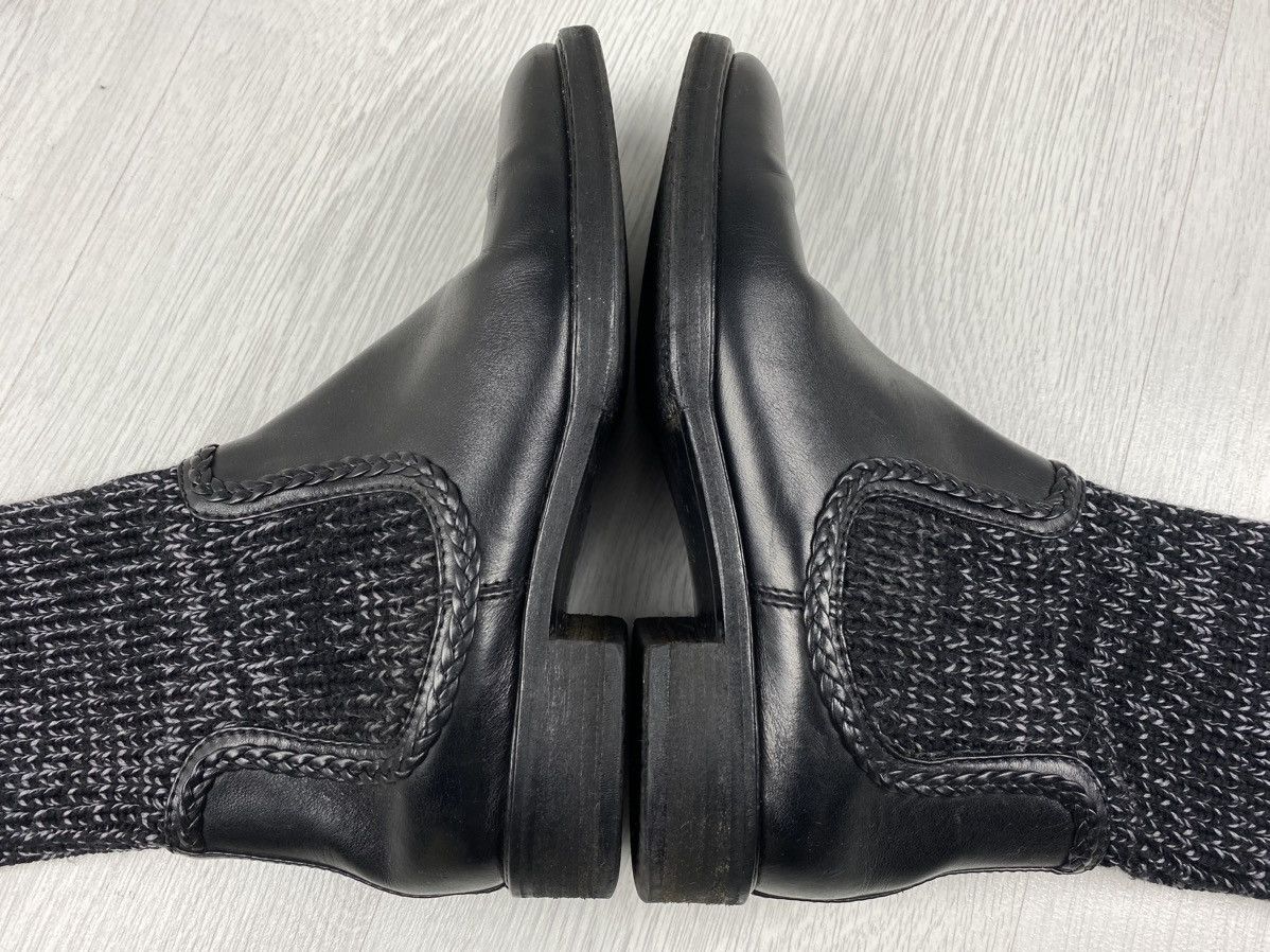 Gucci Gucci Knit Socks Leather Boots Size 37 1/2 Fendi Prada Size US 7.5 / IT 37.5 - 6 Thumbnail