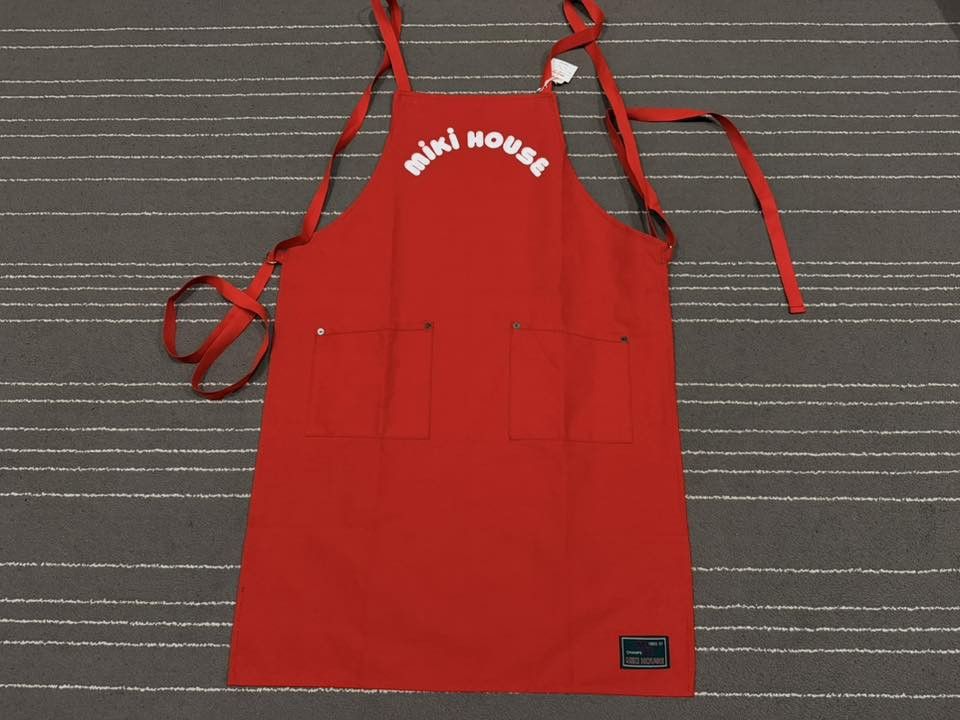 Japanese Brand miki house japan cotton apron new S-L 2774 Size ONE SIZE - 3 Thumbnail