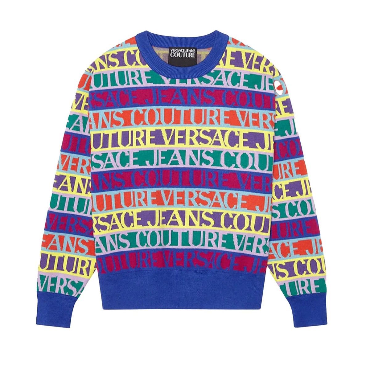 Versace Versace Jacquard Logo Sweater Size US XS / EU 42 / 0 - 1 Thumbnail