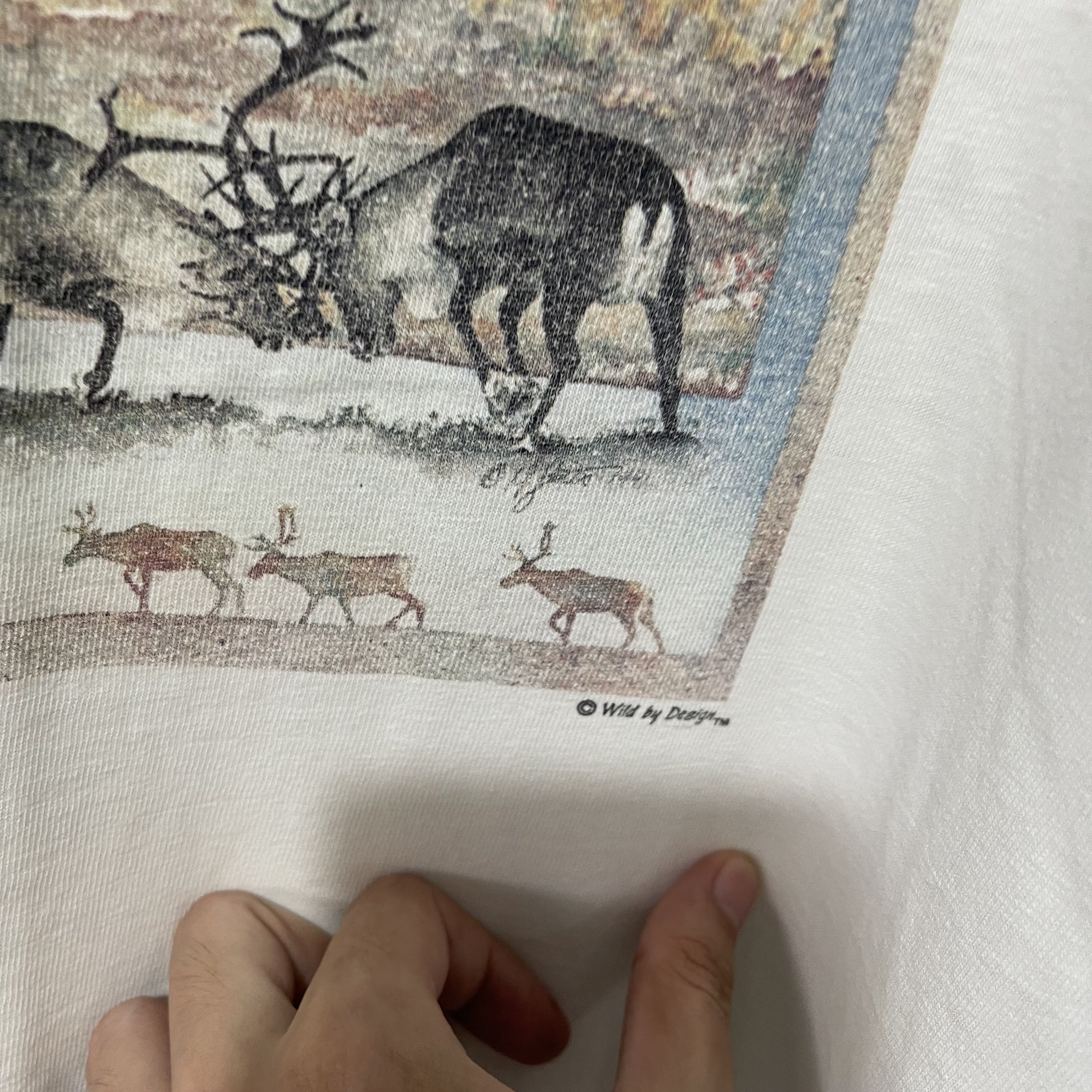 Vintage Vintage 90s Alaska National Park T-ShirT Size US L / EU 52-54 / 3 - 3 Thumbnail