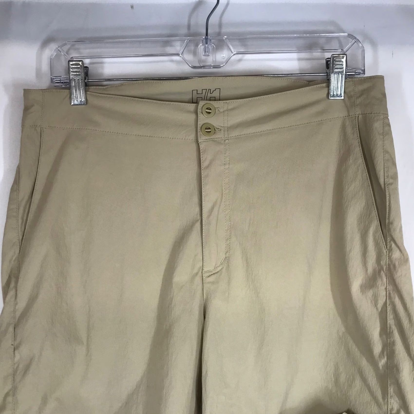 Helly Hansen Helly Hansen Womens Tan Hiking Shorts Roll Up Hem Technical Outdoor Khaki 8 Size 30" / US 8 / IT 44 - 2 Thumbnail